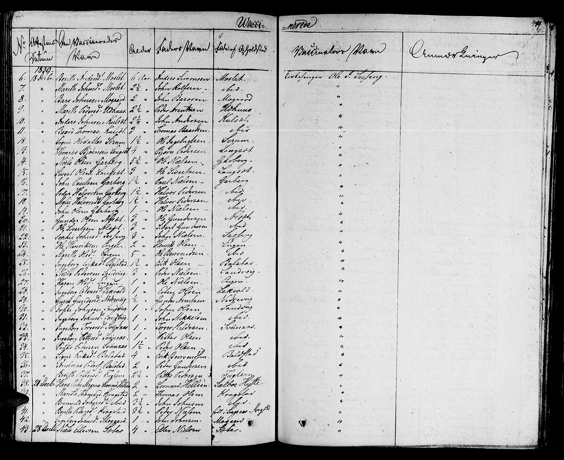 Ministerialprotokoller, klokkerbøker og fødselsregistre - Sør-Trøndelag, SAT/A-1456/695/L1143: Parish register (official) no. 695A05 /1, 1824-1842, p. 479