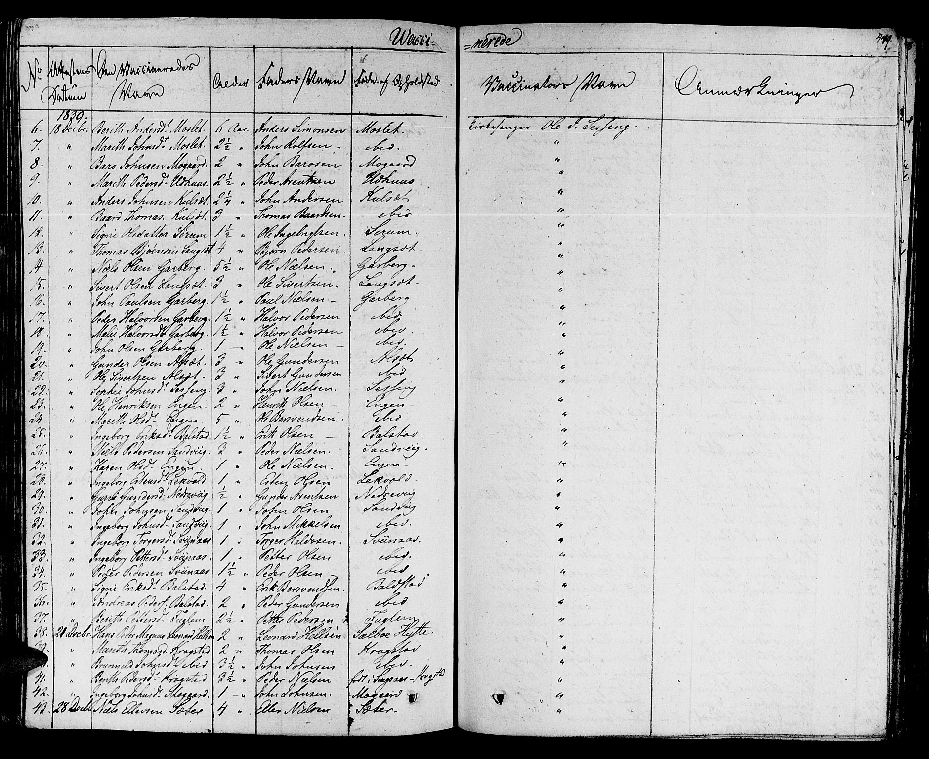 Ministerialprotokoller, klokkerbøker og fødselsregistre - Sør-Trøndelag, AV/SAT-A-1456/695/L1143: Parish register (official) no. 695A05 /1, 1824-1842, p. 479