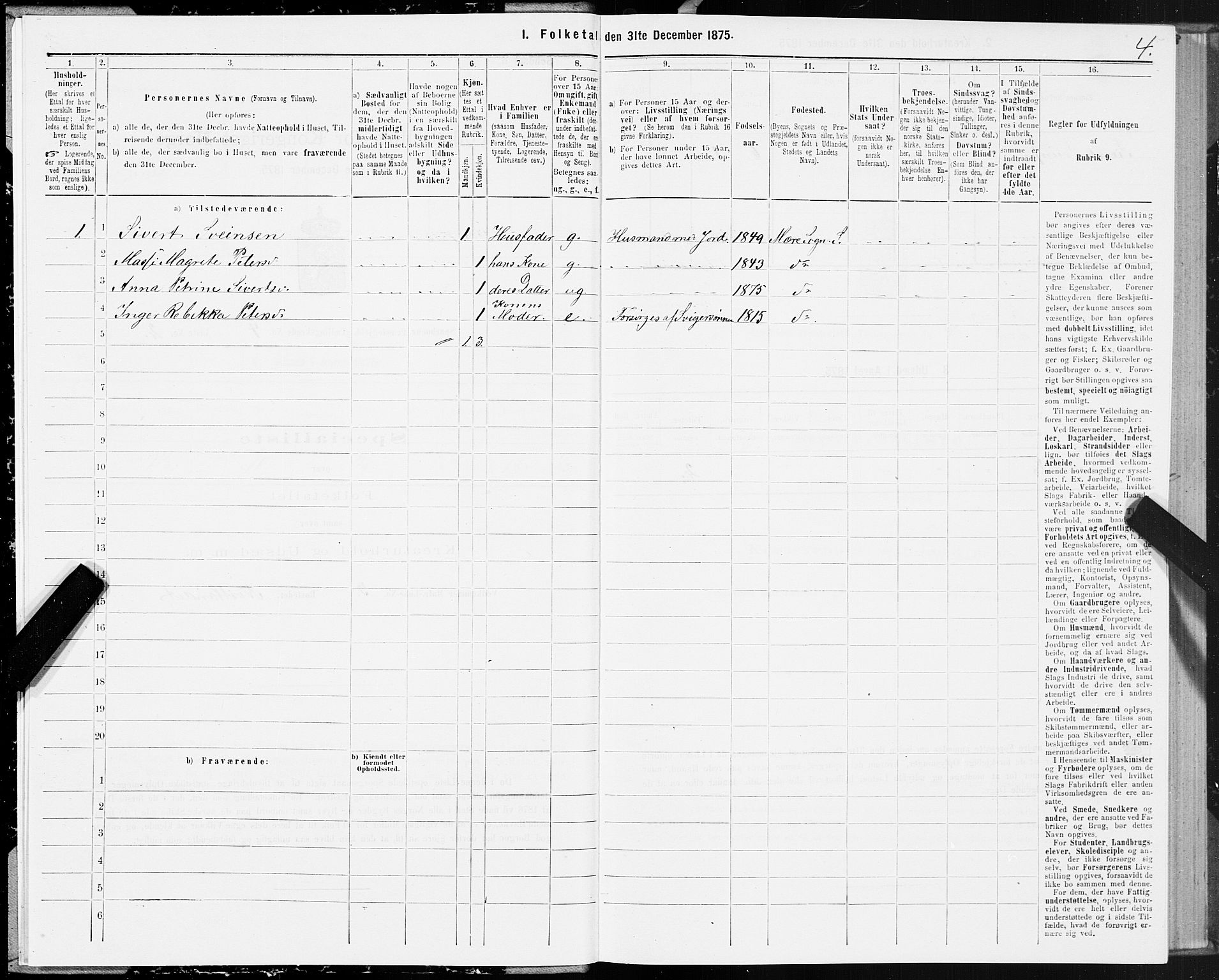 SAT, 1875 census for 1731P Sparbu, 1875, p. 2004