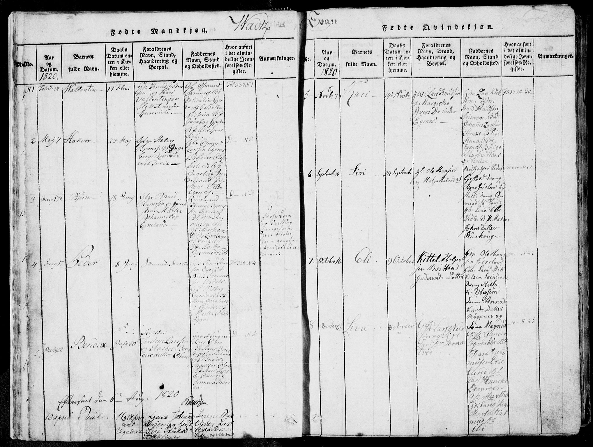 Skjold sokneprestkontor, AV/SAST-A-101847/H/Ha/Haa/L0004: Parish register (official) no. A 4 /2, 1815-1830, p. 11