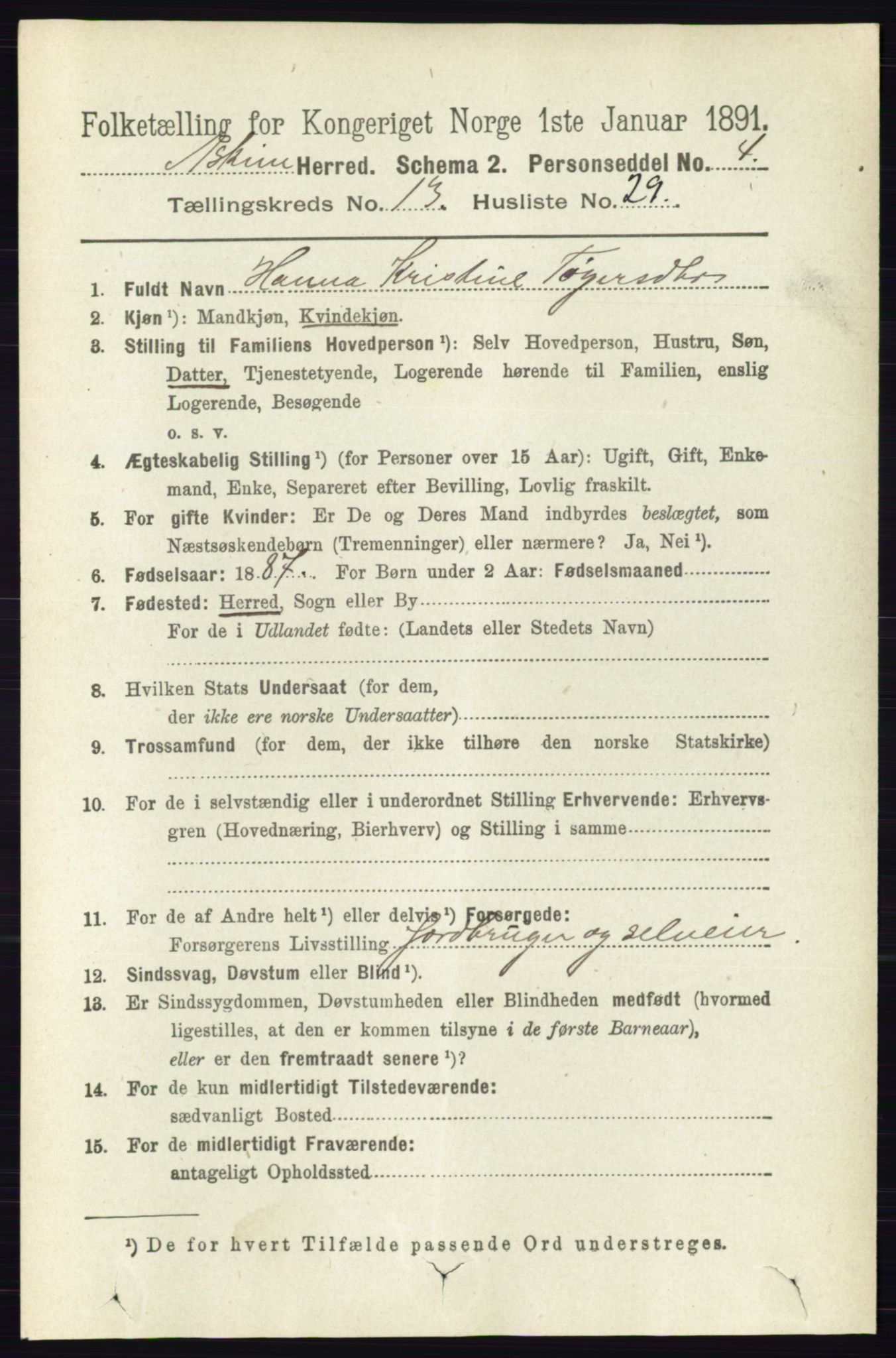 RA, 1891 census for 0124 Askim, 1891, p. 2210