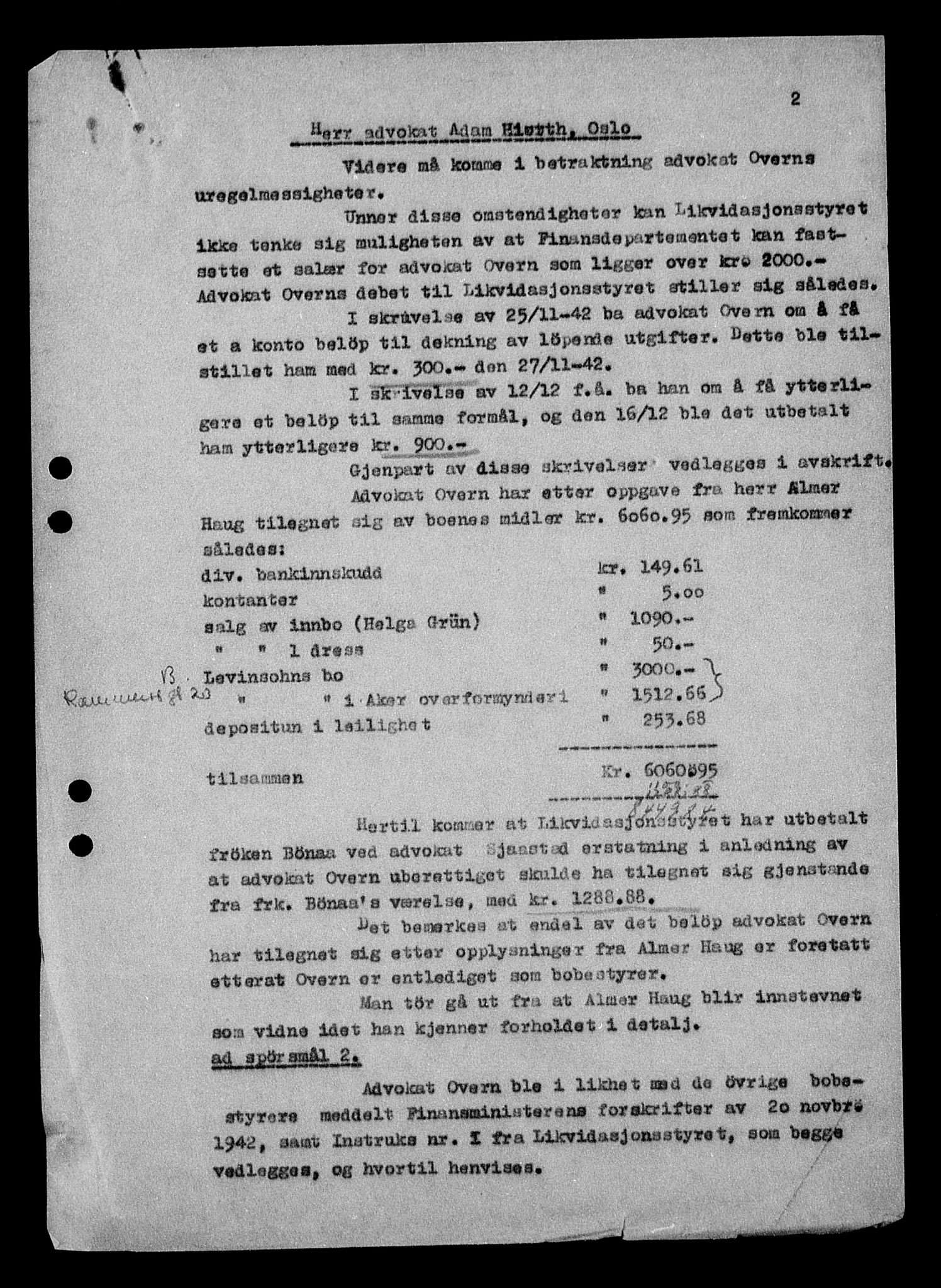 Justisdepartementet, Tilbakeføringskontoret for inndratte formuer, AV/RA-S-1564/H/Hc/Hcc/L0958: --, 1945-1947, p. 481