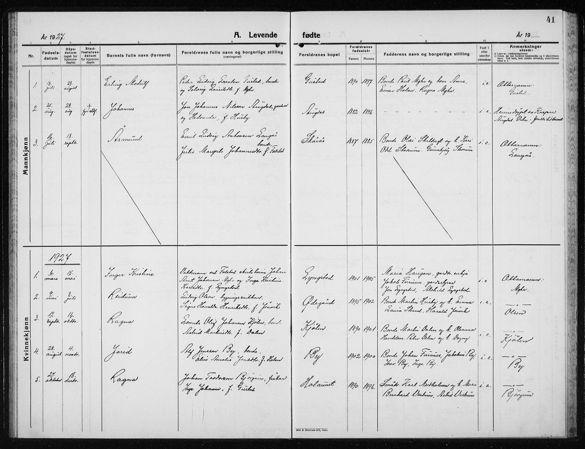 Ministerialprotokoller, klokkerbøker og fødselsregistre - Nord-Trøndelag, SAT/A-1458/719/L0180: Parish register (copy) no. 719C01, 1878-1940, p. 41
