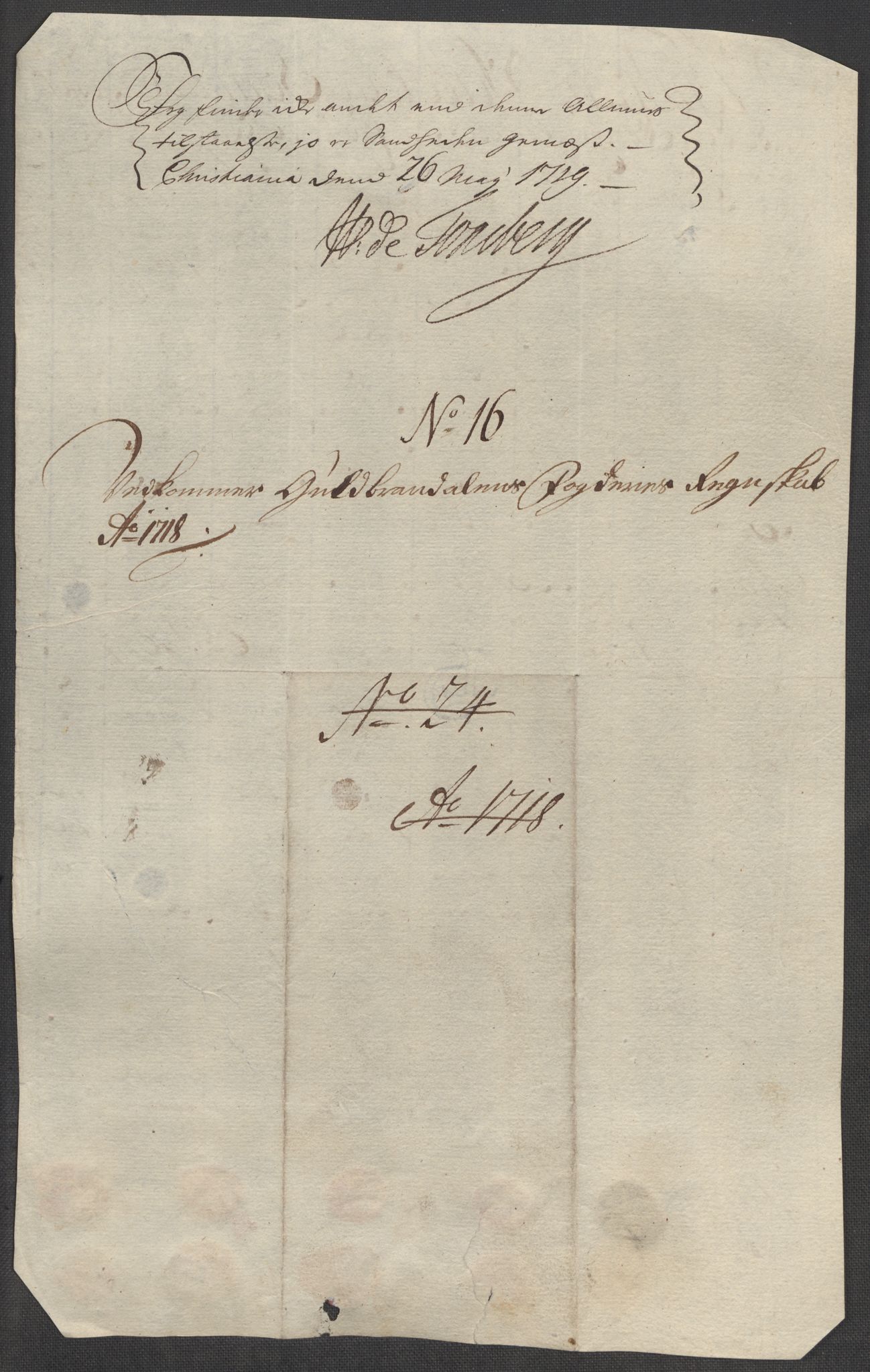 Rentekammeret inntil 1814, Reviderte regnskaper, Fogderegnskap, AV/RA-EA-4092/R17/L1188: Fogderegnskap Gudbrandsdal, 1718, p. 139