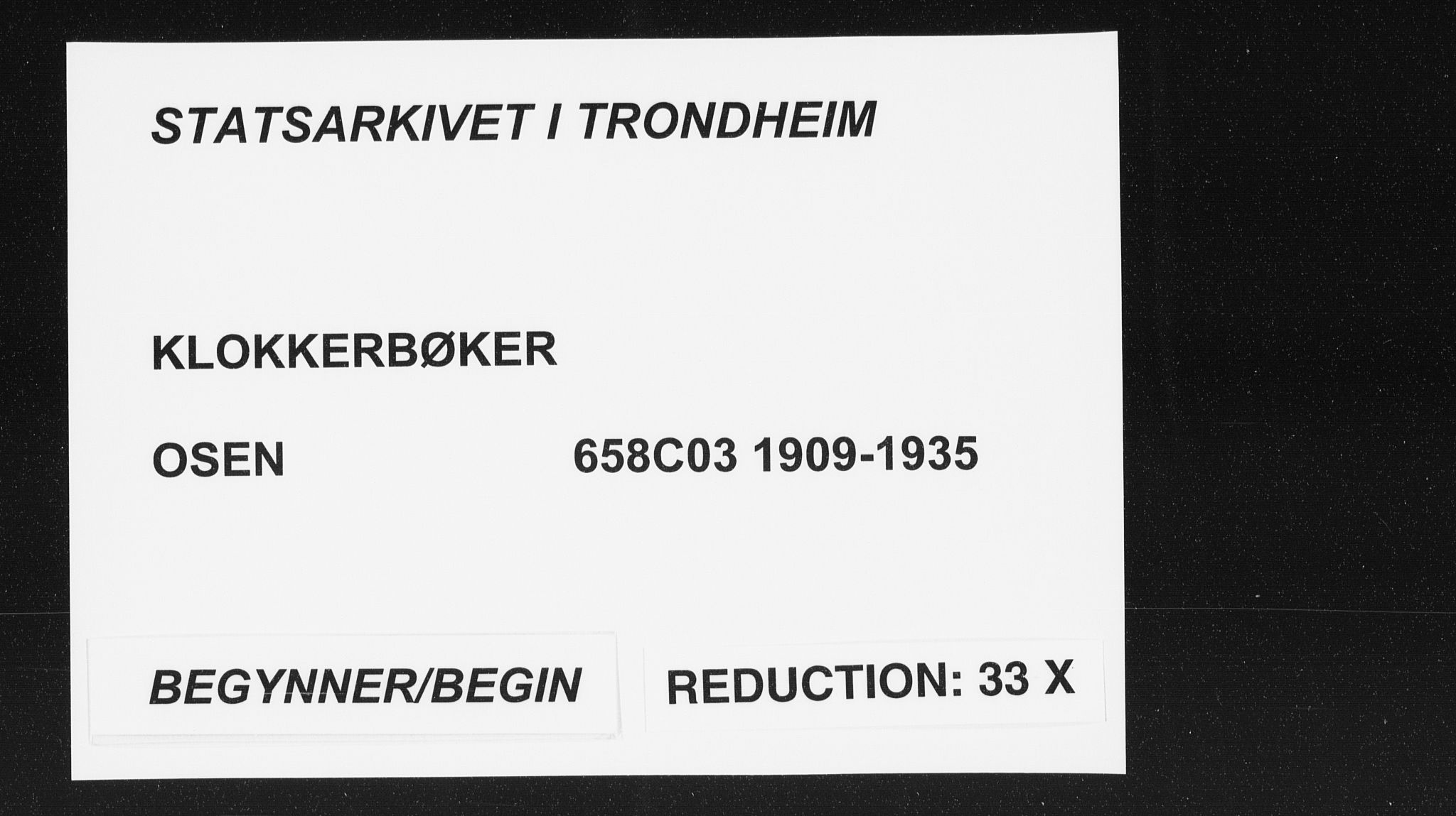 Ministerialprotokoller, klokkerbøker og fødselsregistre - Sør-Trøndelag, SAT/A-1456/658/L0727: Parish register (copy) no. 658C03, 1909-1935