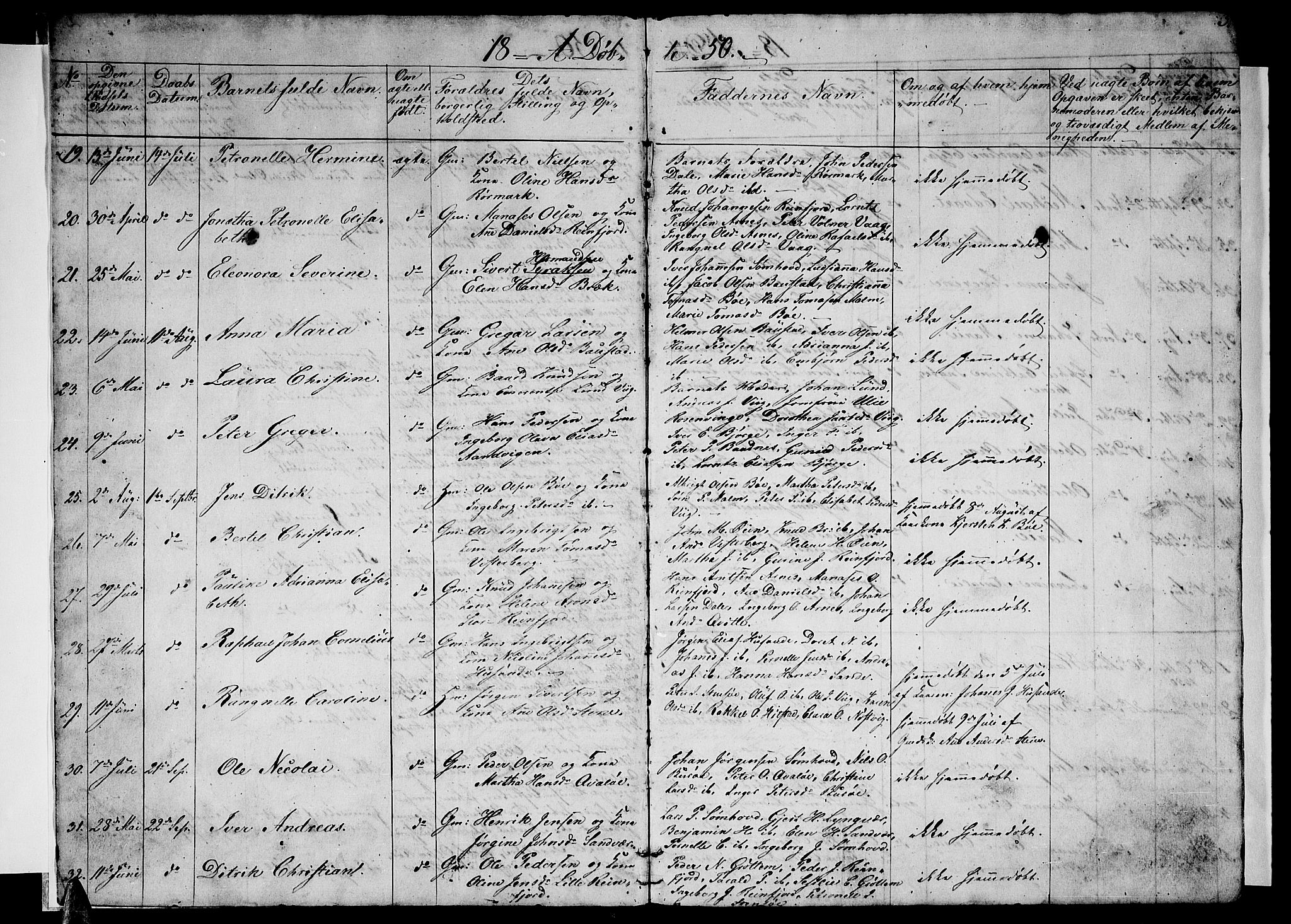 Ministerialprotokoller, klokkerbøker og fødselsregistre - Nordland, SAT/A-1459/812/L0187: Parish register (copy) no. 812C05, 1850-1883, p. 3