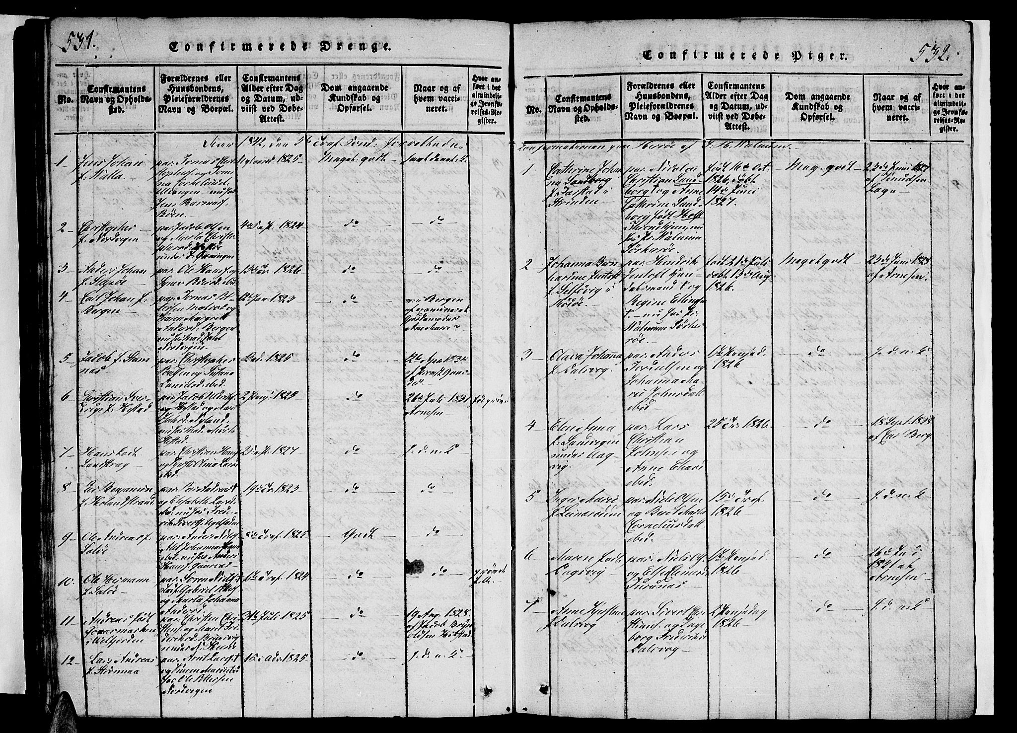 Ministerialprotokoller, klokkerbøker og fødselsregistre - Nordland, AV/SAT-A-1459/834/L0510: Parish register (copy) no. 834C01, 1820-1847, p. 531-532