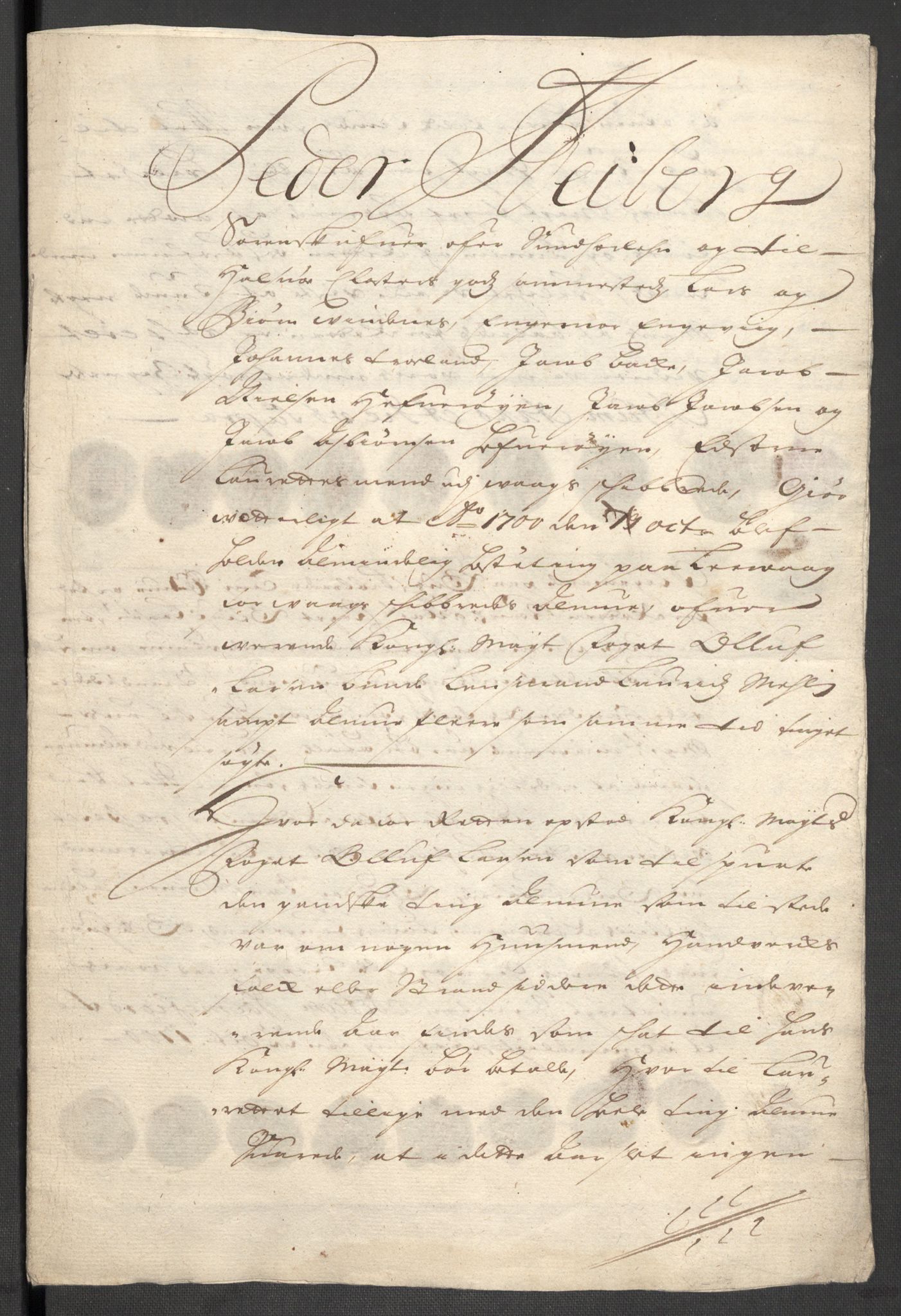 Rentekammeret inntil 1814, Reviderte regnskaper, Fogderegnskap, RA/EA-4092/R48/L2979: Fogderegnskap Sunnhordland og Hardanger, 1700-1701, p. 153
