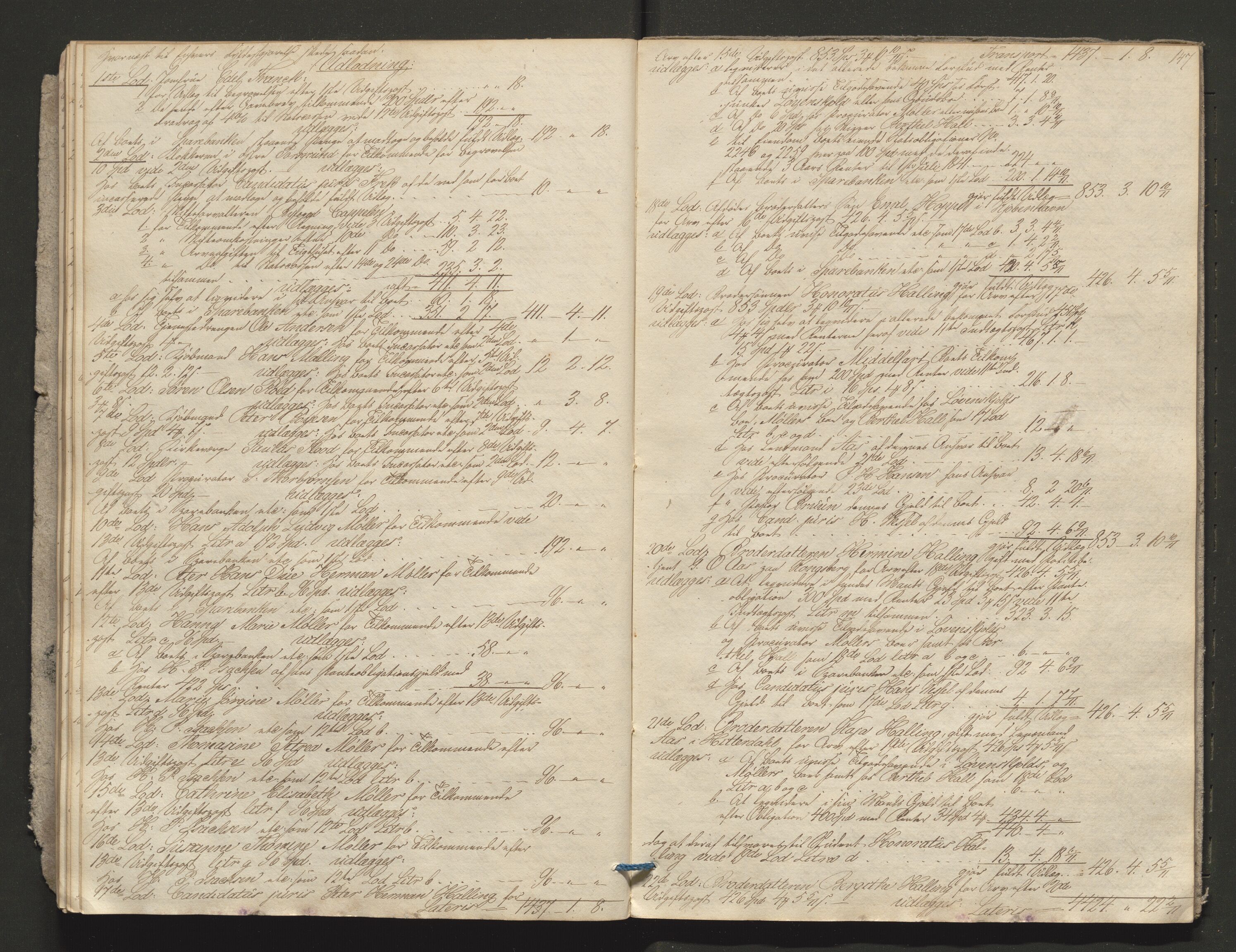 Porsgrunn byfogd, AV/SAKO-A-106/H/Hb/L0003: Skifteprotokoll, 1839-1842, p. 146-147