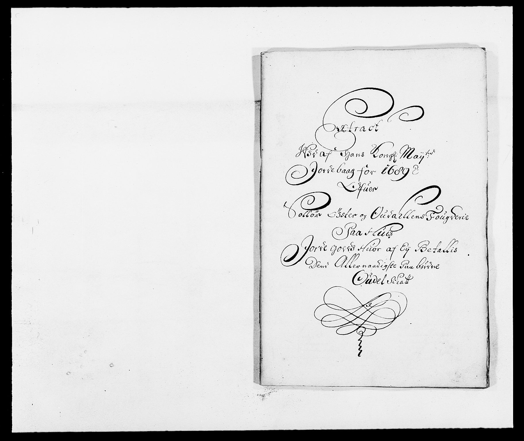 Rentekammeret inntil 1814, Reviderte regnskaper, Fogderegnskap, RA/EA-4092/R13/L0827: Fogderegnskap Solør, Odal og Østerdal, 1689, p. 245