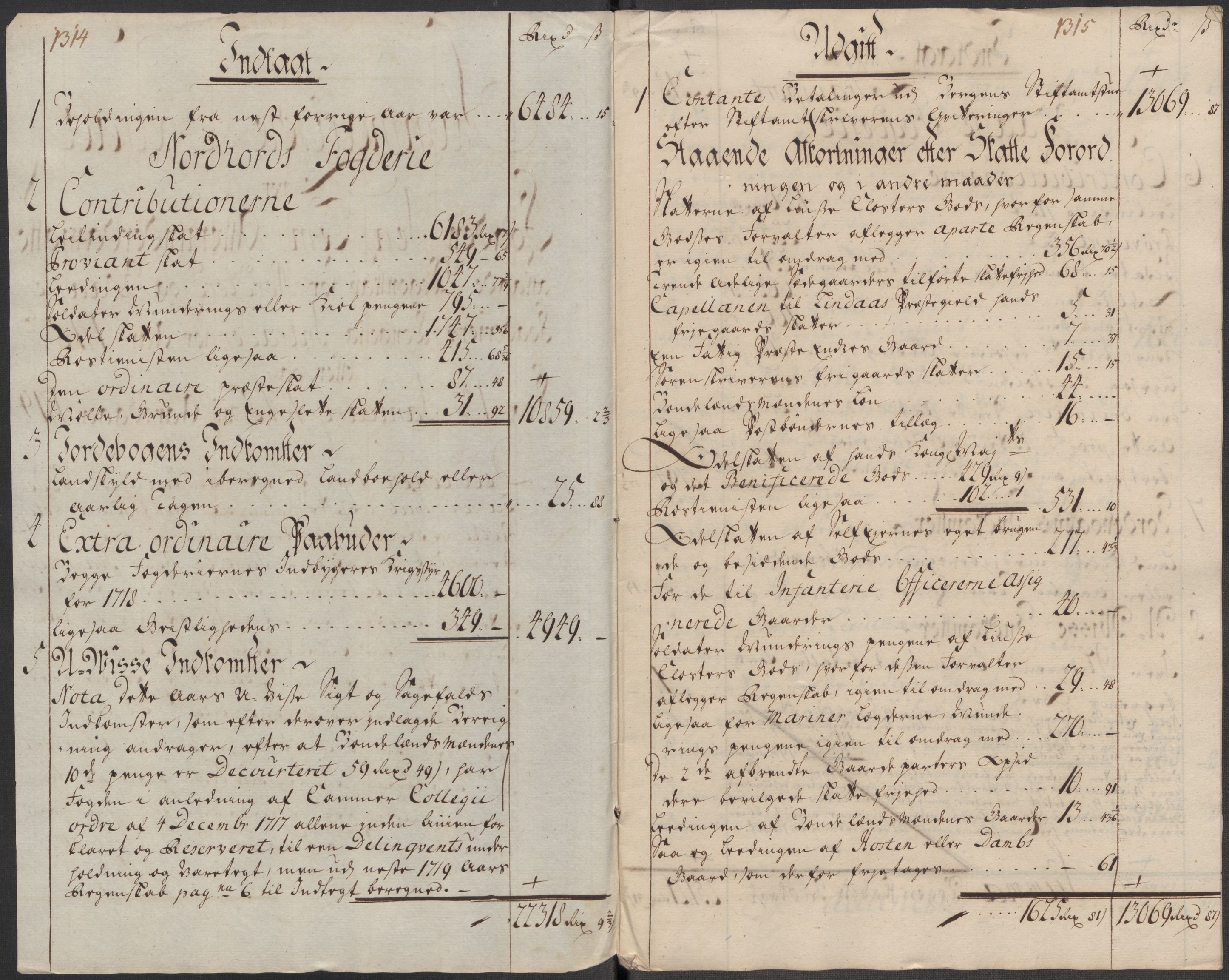 Rentekammeret inntil 1814, Reviderte regnskaper, Fogderegnskap, RA/EA-4092/R51/L3202: Fogderegnskap Nordhordland og Voss, 1718, p. 25