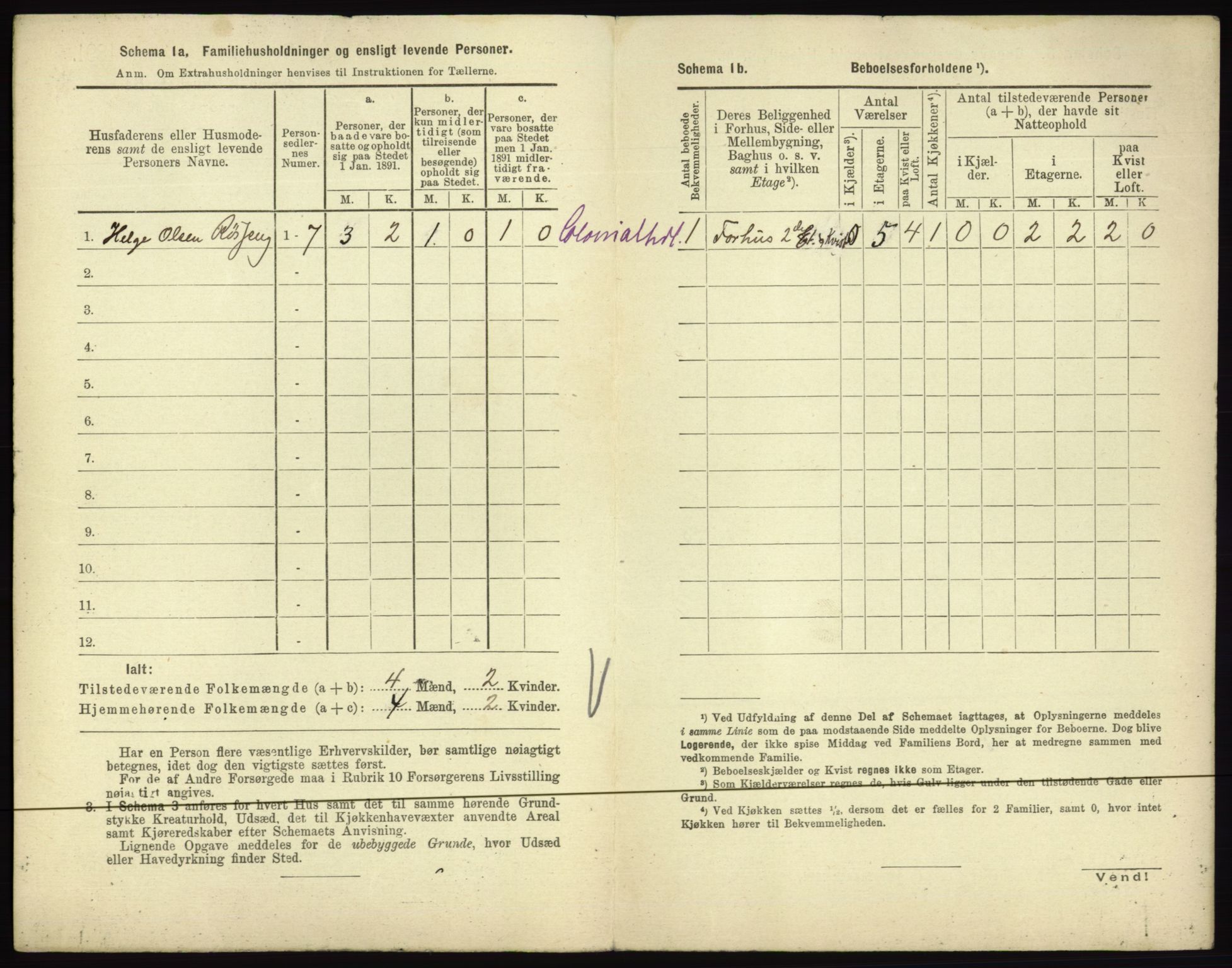 RA, 1891 census for 0601 Hønefoss, 1891, p. 324