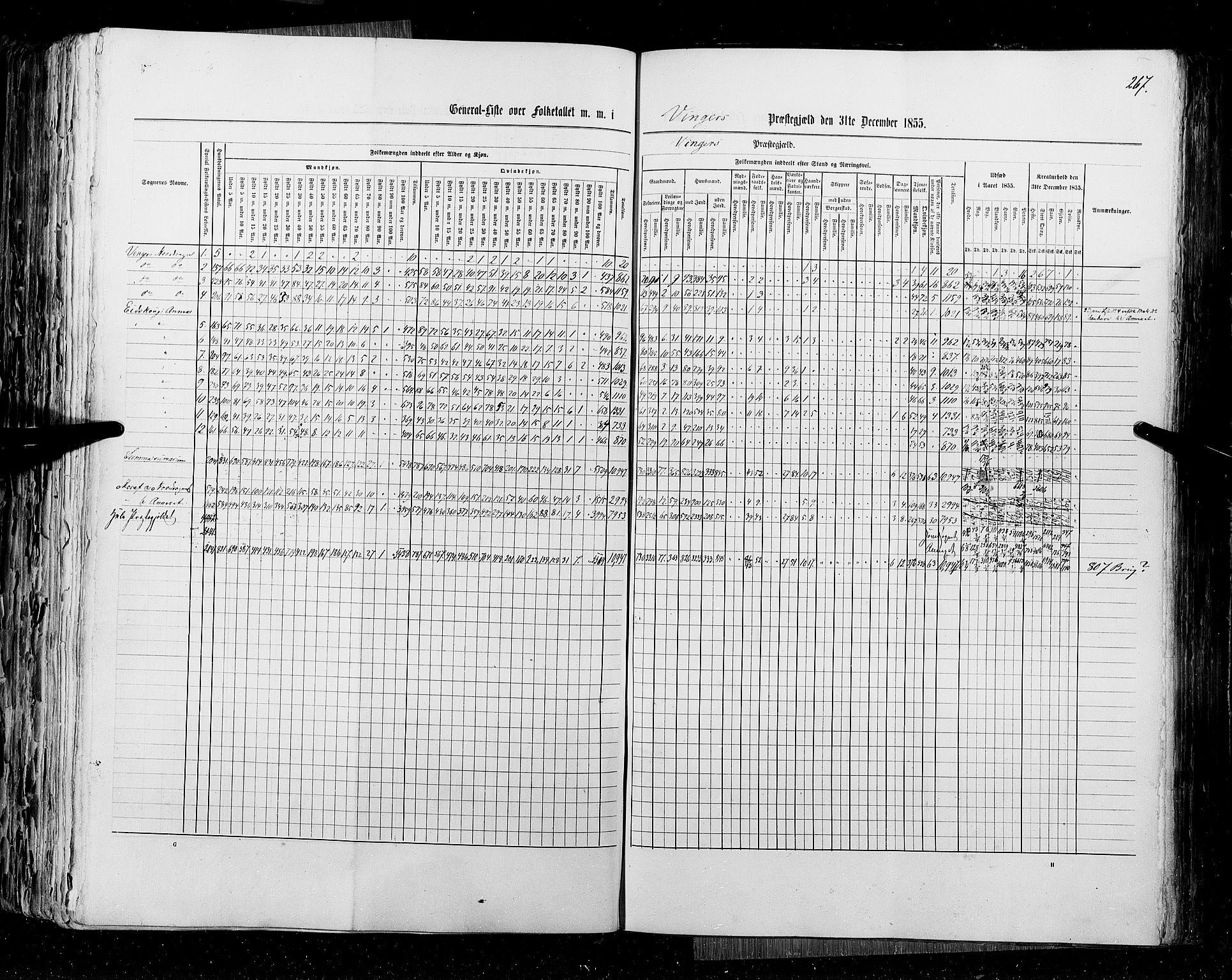 RA, Census 1855, vol. 1: Akershus amt, Smålenenes amt og Hedemarken amt, 1855, p. 267