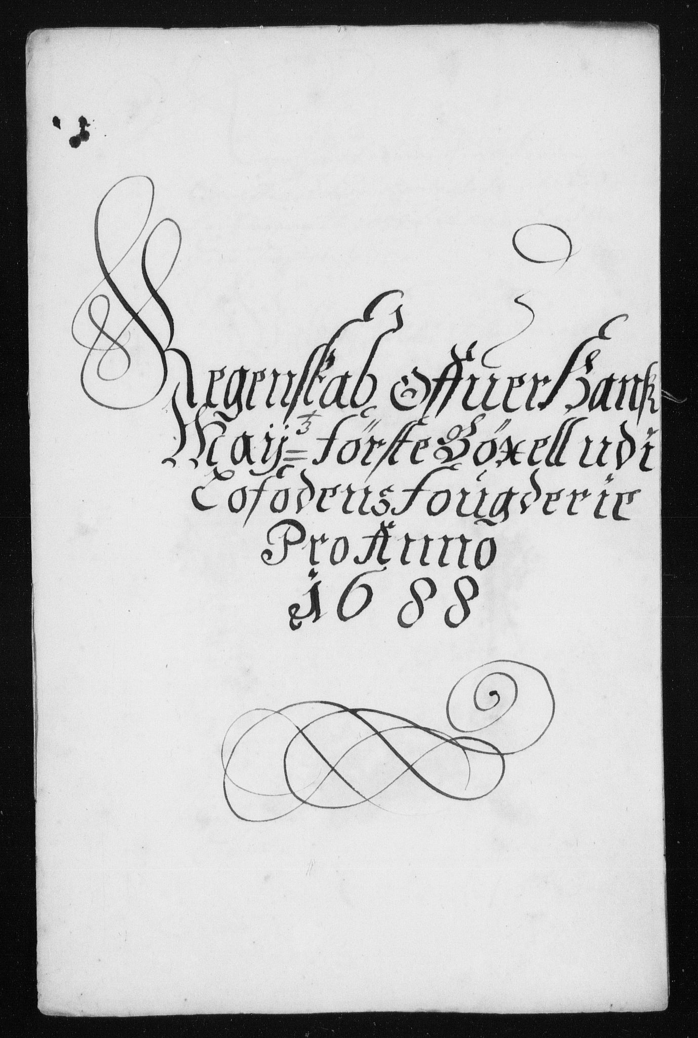 Rentekammeret inntil 1814, Reviderte regnskaper, Stiftamtstueregnskaper, Trondheim stiftamt og Nordland amt, AV/RA-EA-6044/R/Rh/L0011: Nordland amt, 1688