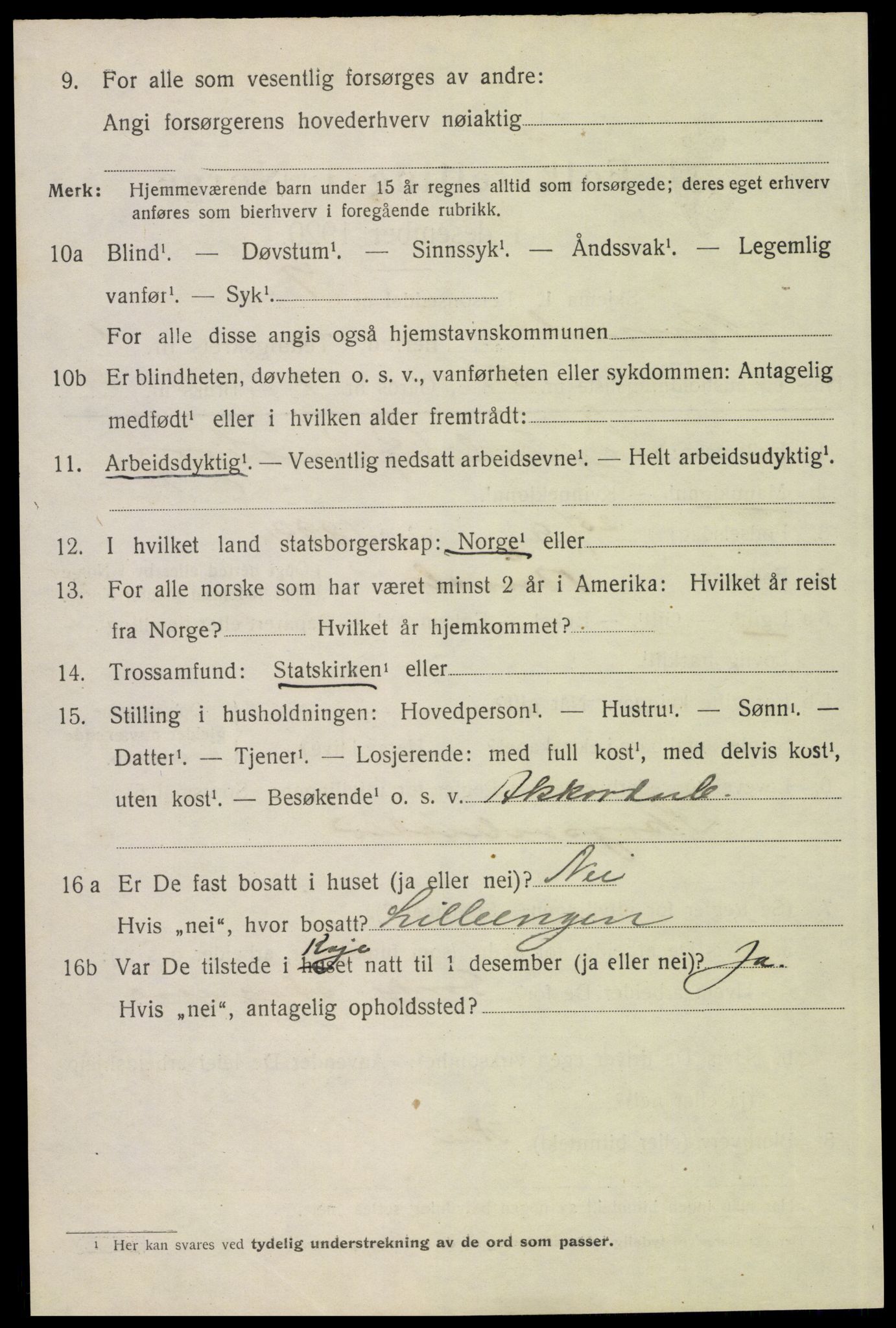 SAH, 1920 census for Åmot, 1920, p. 2068