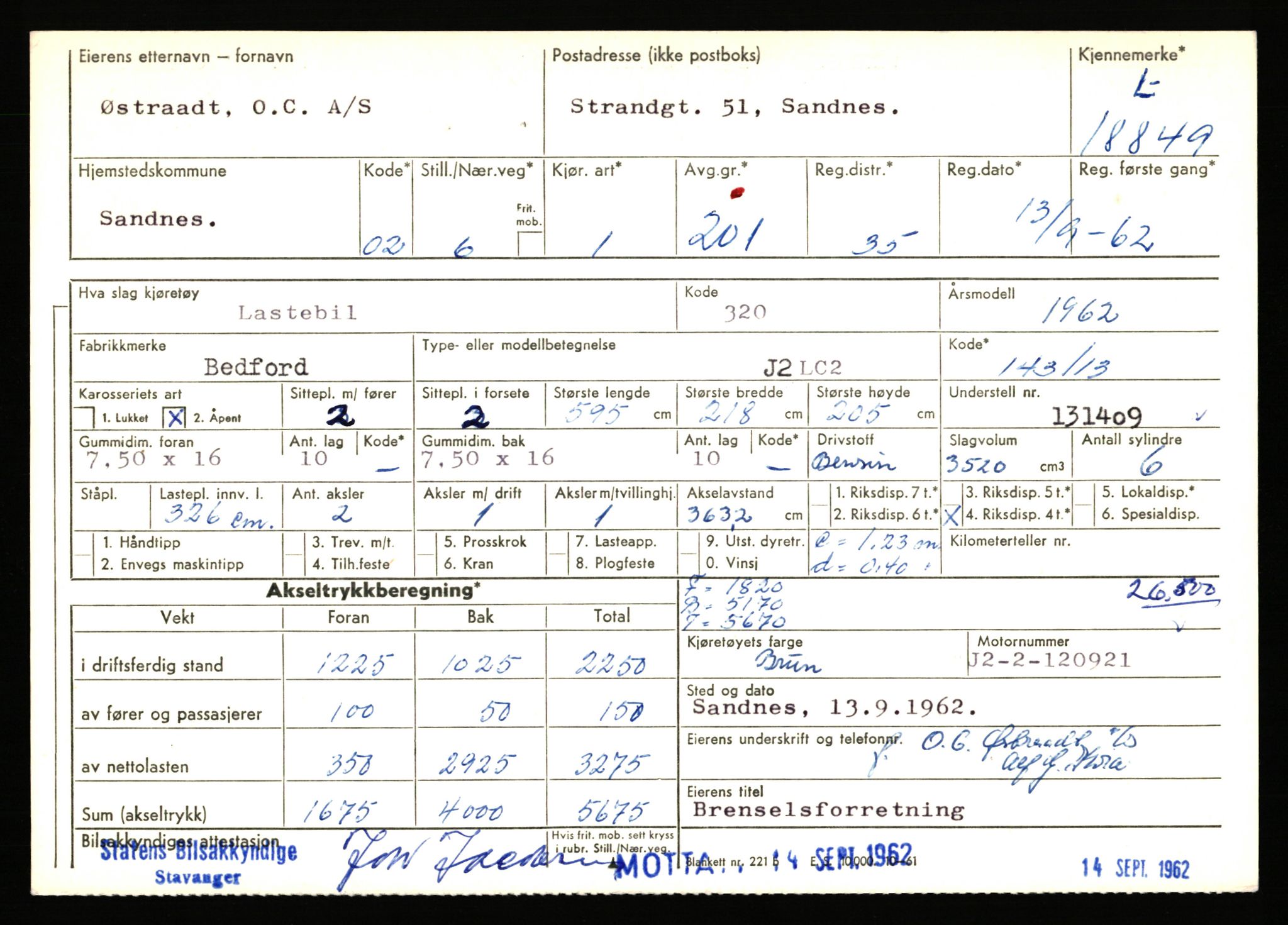 Stavanger trafikkstasjon, SAST/A-101942/0/F/L0034: L-18600 - L-19099, 1930-1971, p. 1089