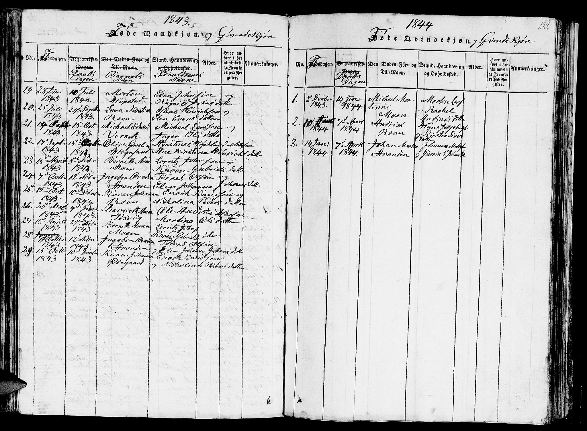 Ministerialprotokoller, klokkerbøker og fødselsregistre - Sør-Trøndelag, SAT/A-1456/657/L0714: Parish register (copy) no. 657C01, 1818-1868, p. 155