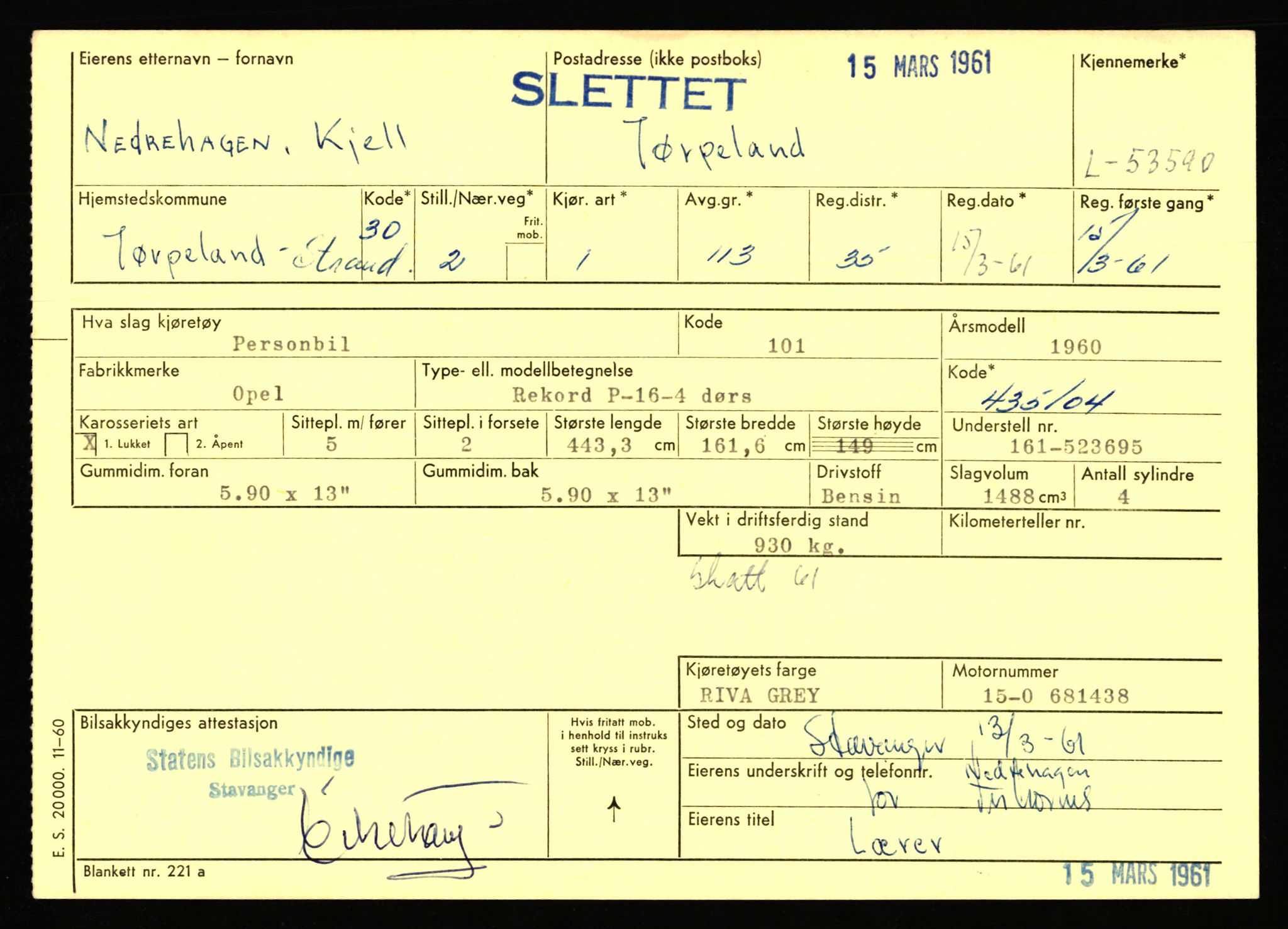 Stavanger trafikkstasjon, AV/SAST-A-101942/0/F/L0053: L-52900 - L-54199, 1930-1971, p. 1705