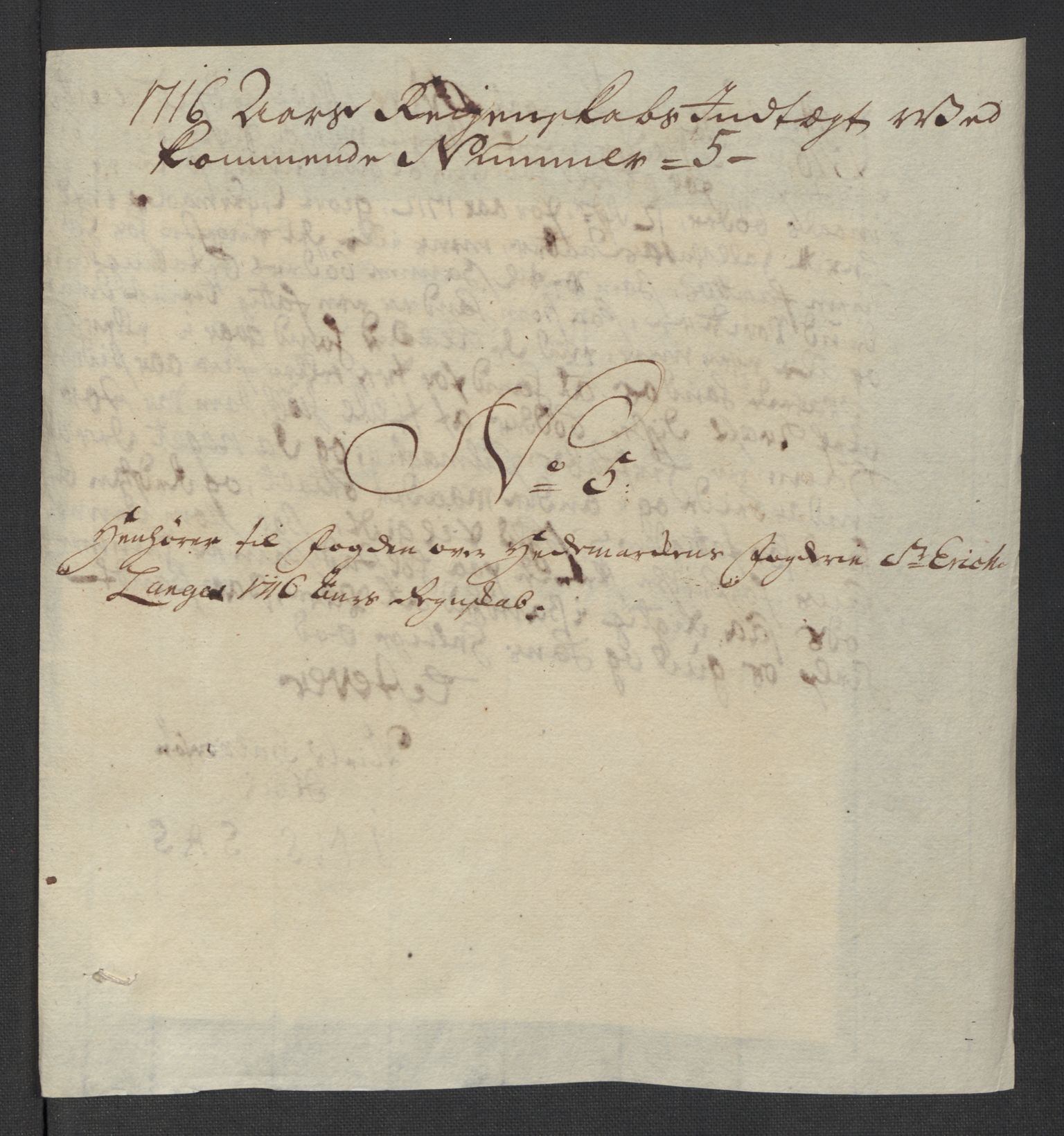 Rentekammeret inntil 1814, Reviderte regnskaper, Fogderegnskap, RA/EA-4092/R16/L1055: Fogderegnskap Hedmark, 1716, p. 188