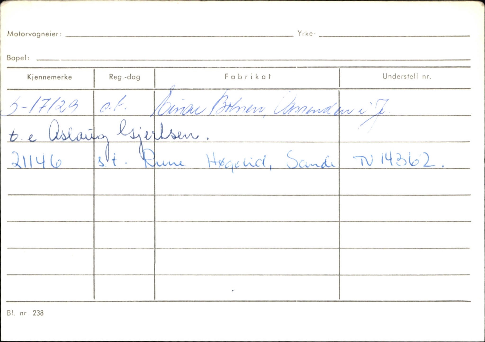 Statens vegvesen, Sogn og Fjordane vegkontor, SAB/A-5301/4/F/L0133: Eigarregister Bremanger A-Å. Gaular A-H, 1945-1975, p. 110