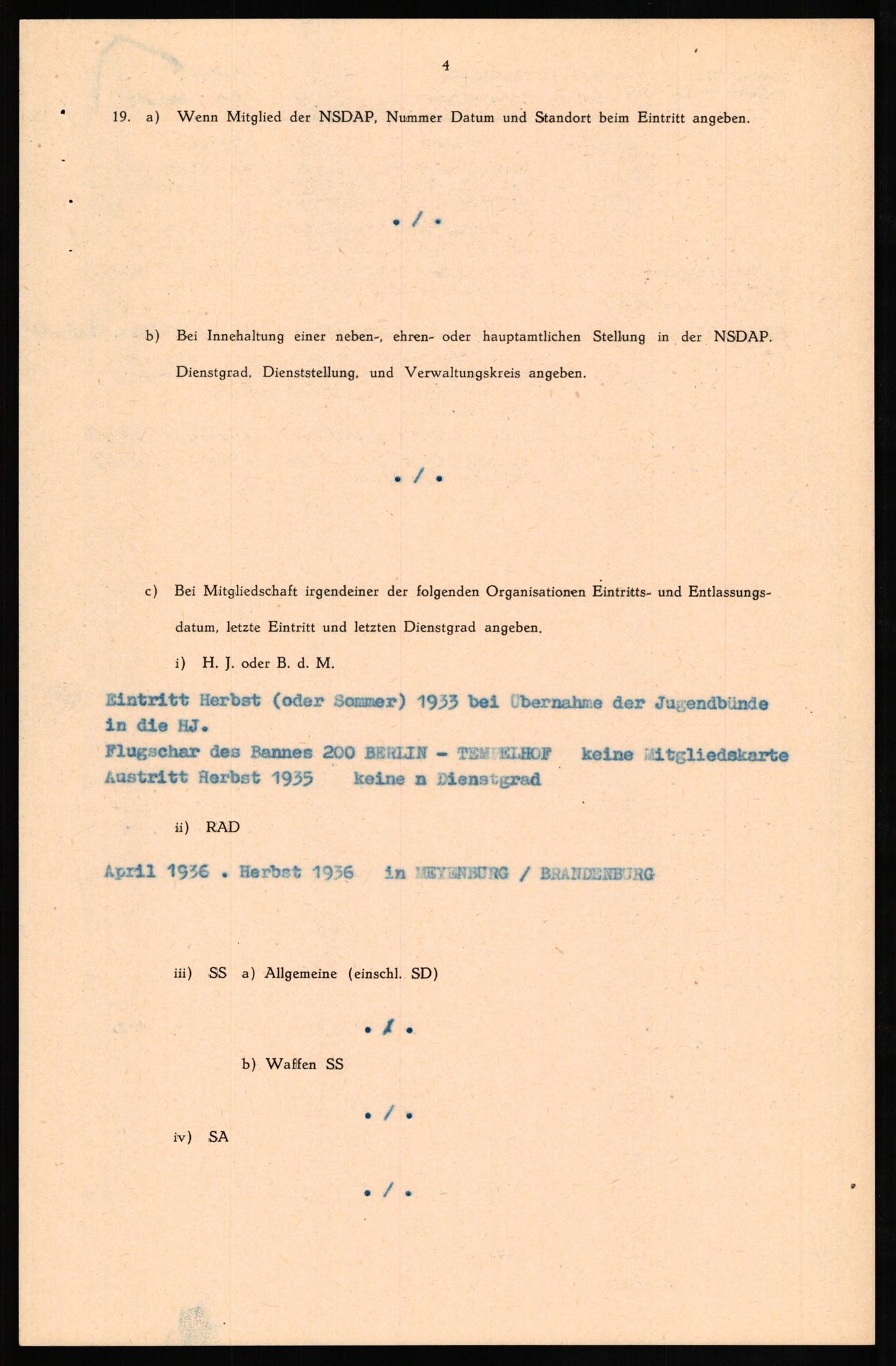 Forsvaret, Forsvarets overkommando II, AV/RA-RAFA-3915/D/Db/L0023: CI Questionaires. Tyske okkupasjonsstyrker i Norge. Tyskere., 1945-1946, p. 318