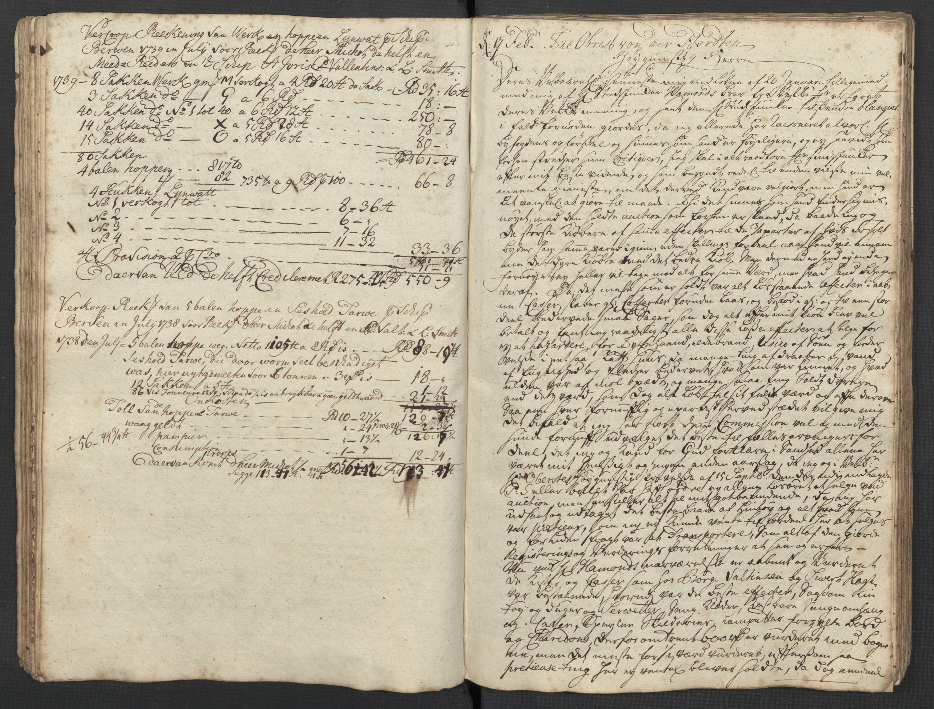 Pa 0119 - Smith, Lauritz Andersen og Lauritz Lauritzen, SAST/A-100231/O/L0001: Kopibøker m.m., 1740-1745, p. 44