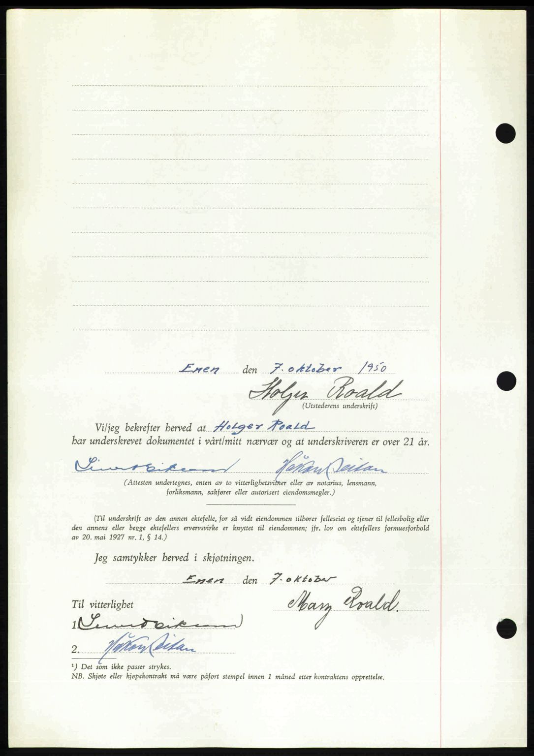 Romsdal sorenskriveri, AV/SAT-A-4149/1/2/2C: Mortgage book no. A35, 1950-1950, Diary no: : 2923/1950