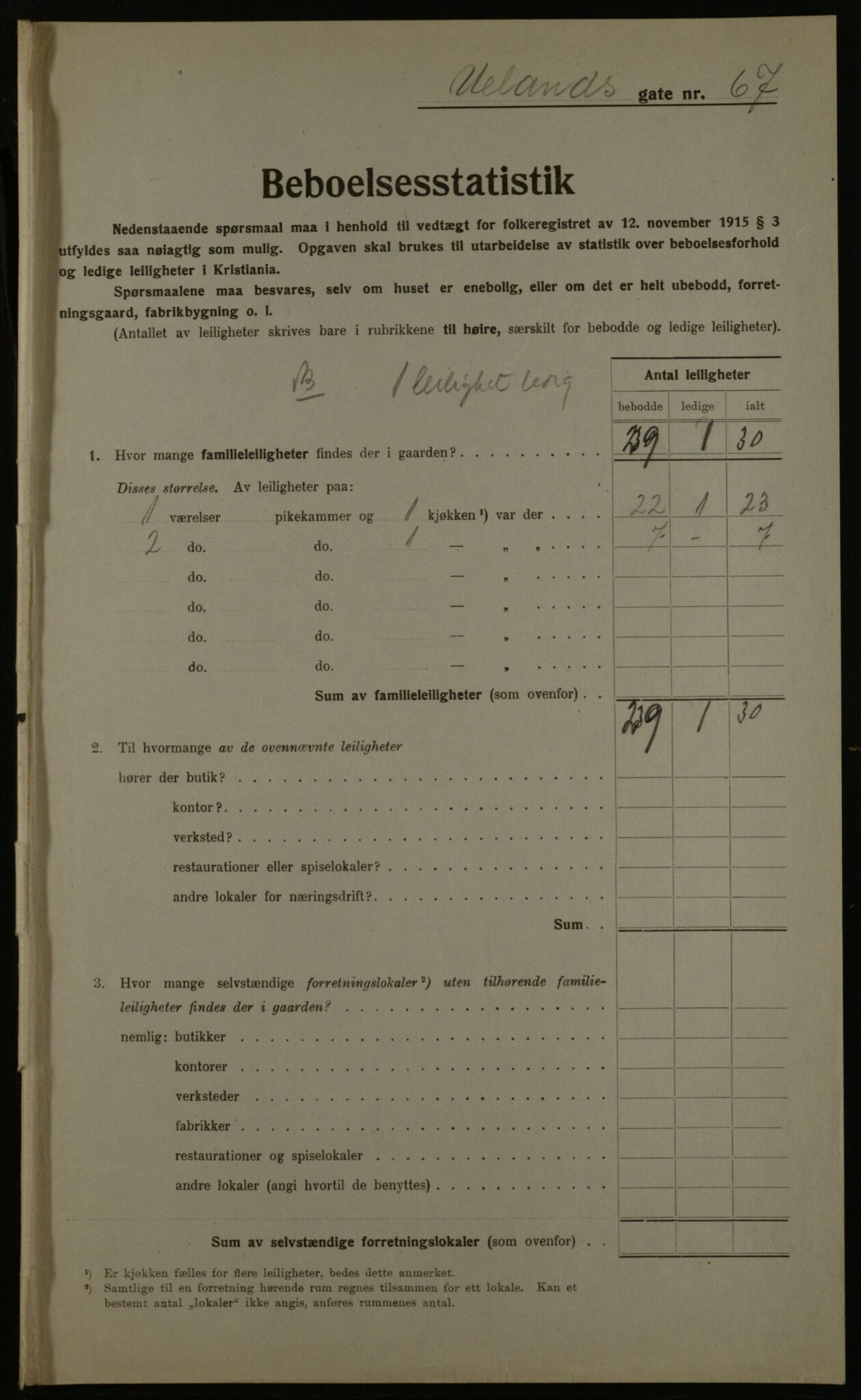 OBA, Municipal Census 1923 for Kristiania, 1923, p. 131199