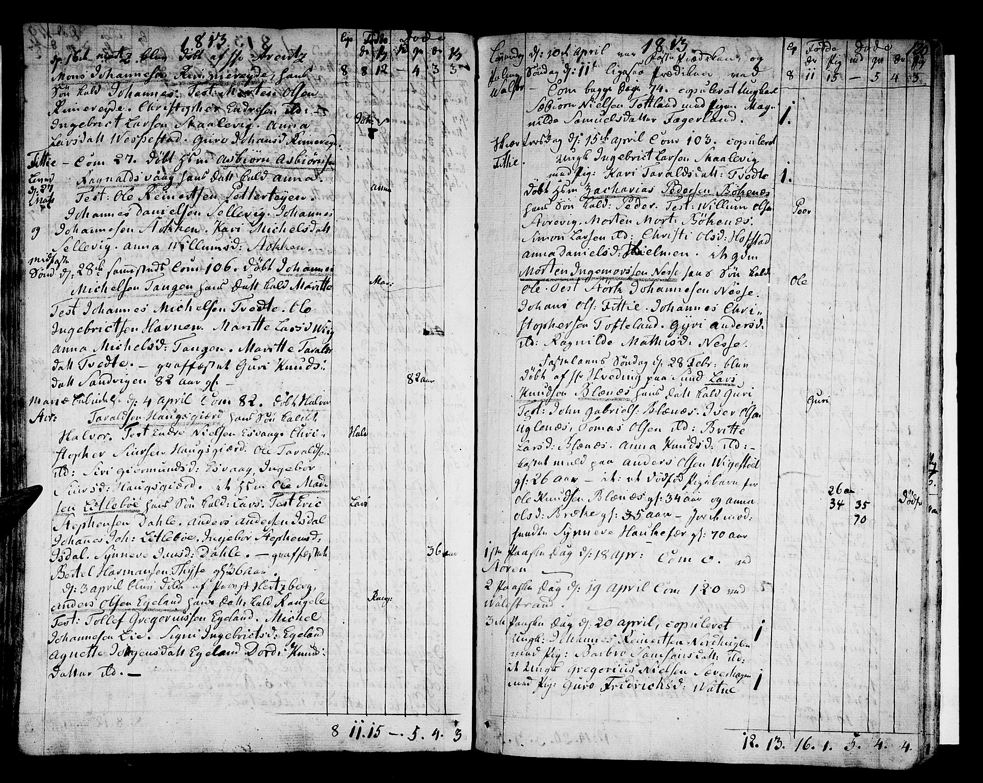 Stord sokneprestembete, AV/SAB-A-78201/H/Haa: Parish register (official) no. A 4, 1800-1815, p. 120