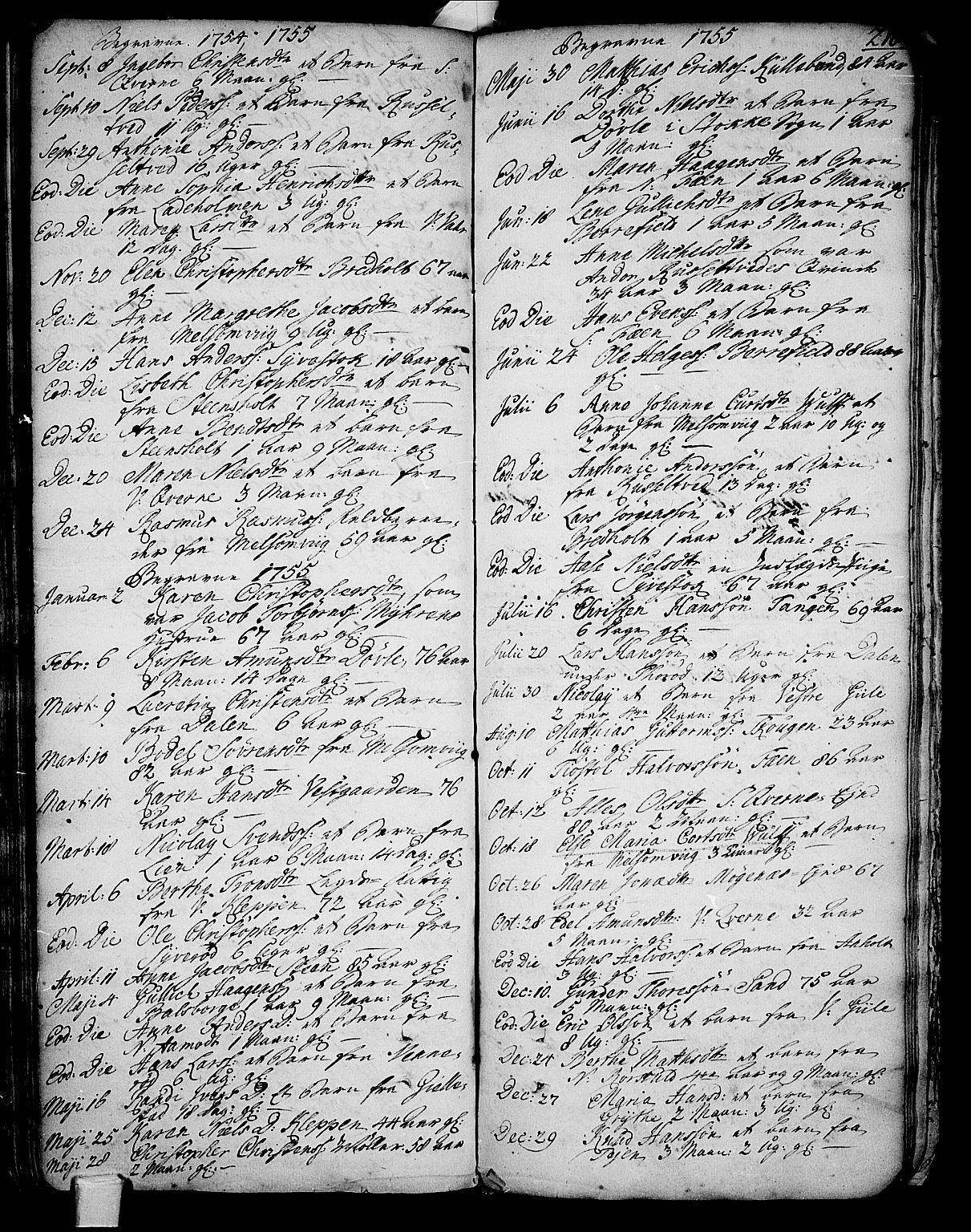 Stokke kirkebøker, SAKO/A-320/F/Fa/L0002: Parish register (official) no. I 2, 1732-1770, p. 218