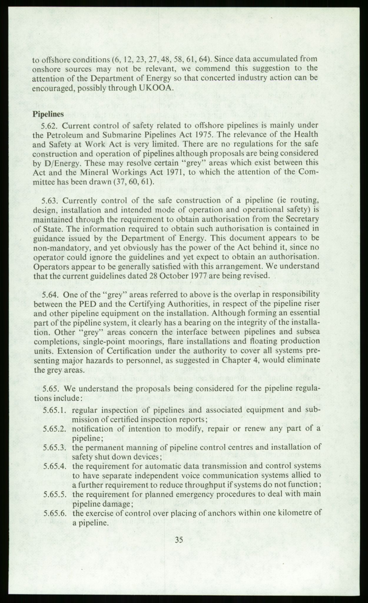 Justisdepartementet, Granskningskommisjonen ved Alexander Kielland-ulykken 27.3.1980, AV/RA-S-1165/D/L0014: J Department of Energy (Doku.liste + J1-J10 av 11)/K Department of Trade (Doku.liste + K1-K4 av 4), 1980-1981, p. 45