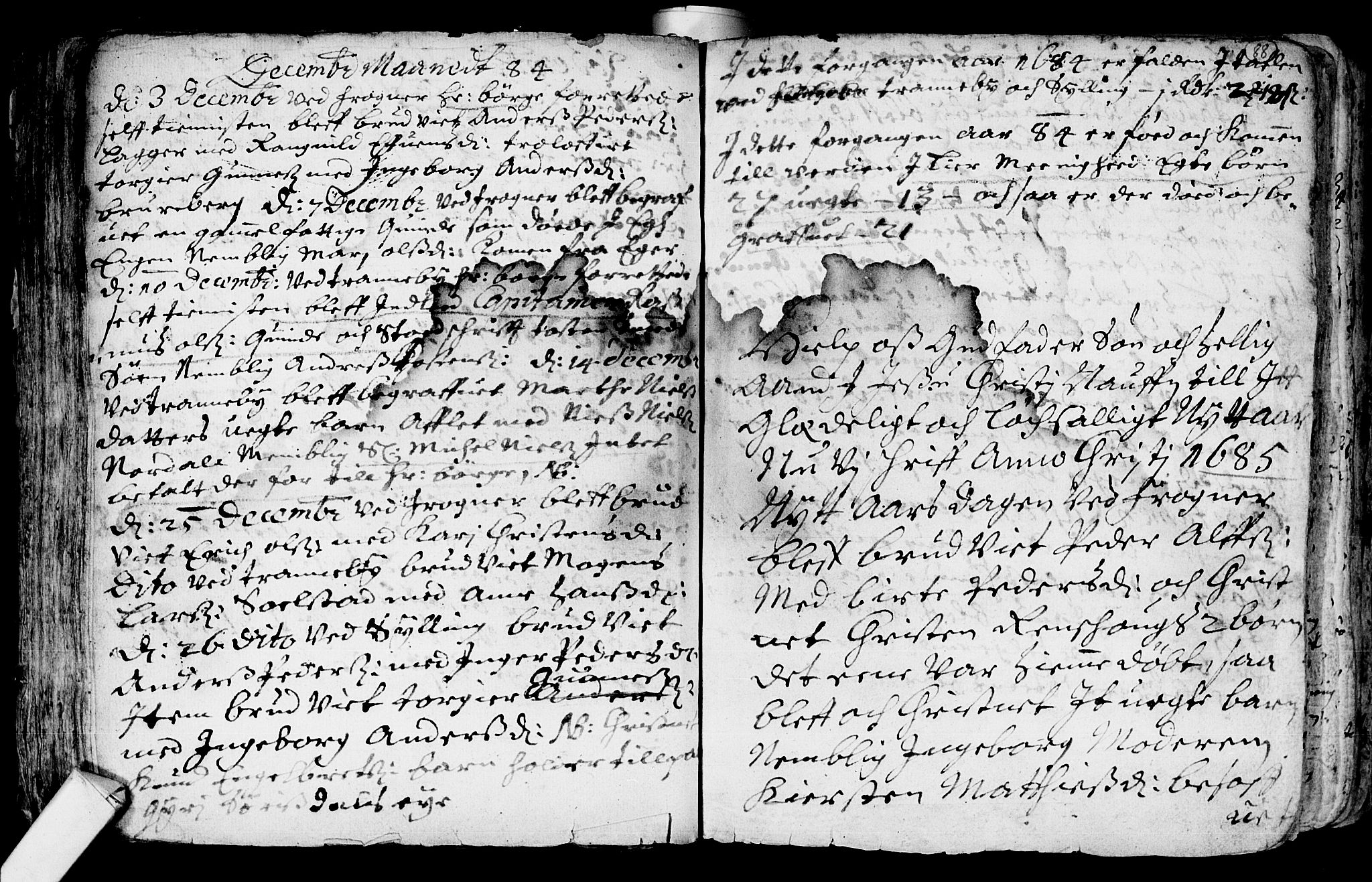 Lier kirkebøker, SAKO/A-230/F/Fa/L0001: Parish register (official) no. I 1, 1672-1701, p. 88