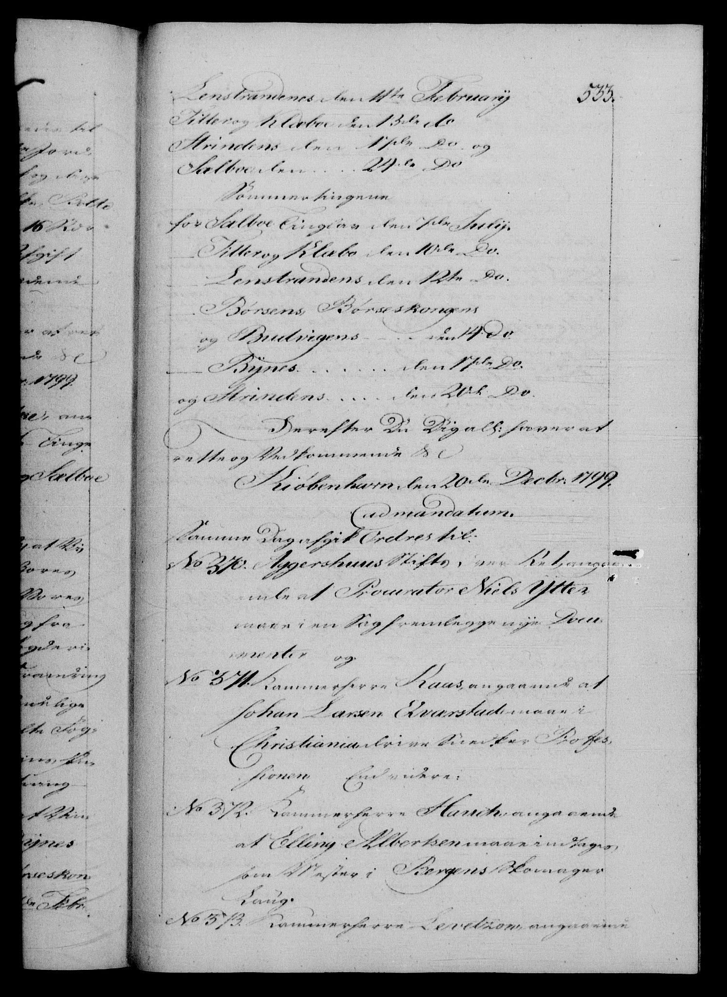 Danske Kanselli 1572-1799, AV/RA-EA-3023/F/Fc/Fca/Fcab/L0046: Norske tegnelser, 1797-1799, p. 533a