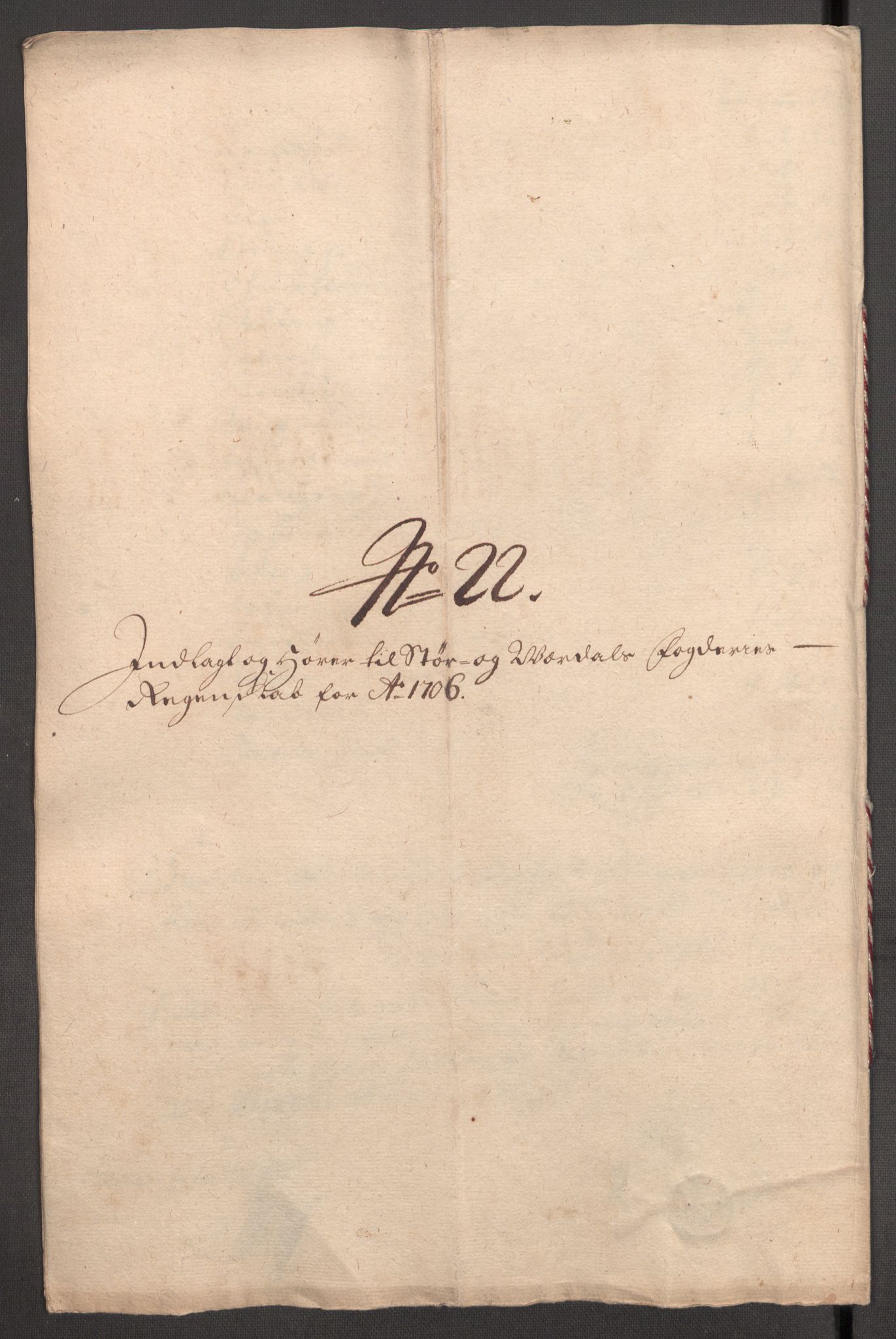 Rentekammeret inntil 1814, Reviderte regnskaper, Fogderegnskap, RA/EA-4092/R62/L4196: Fogderegnskap Stjørdal og Verdal, 1705-1706, p. 519