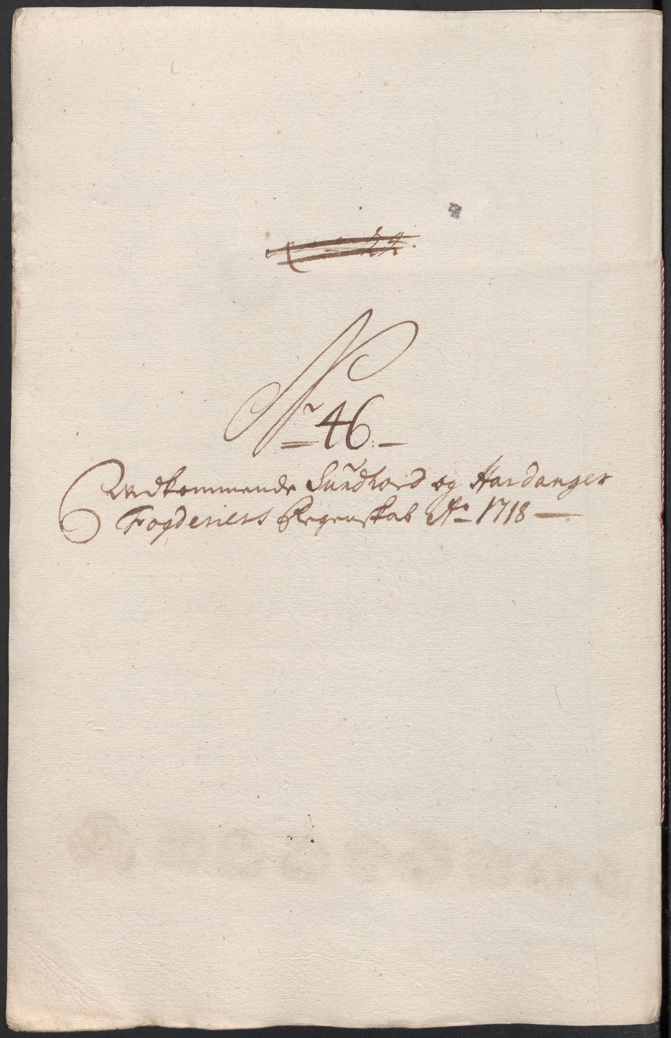 Rentekammeret inntil 1814, Reviderte regnskaper, Fogderegnskap, AV/RA-EA-4092/R48/L2996: Fogderegnskap Sunnhordland og Hardanger, 1718, p. 18