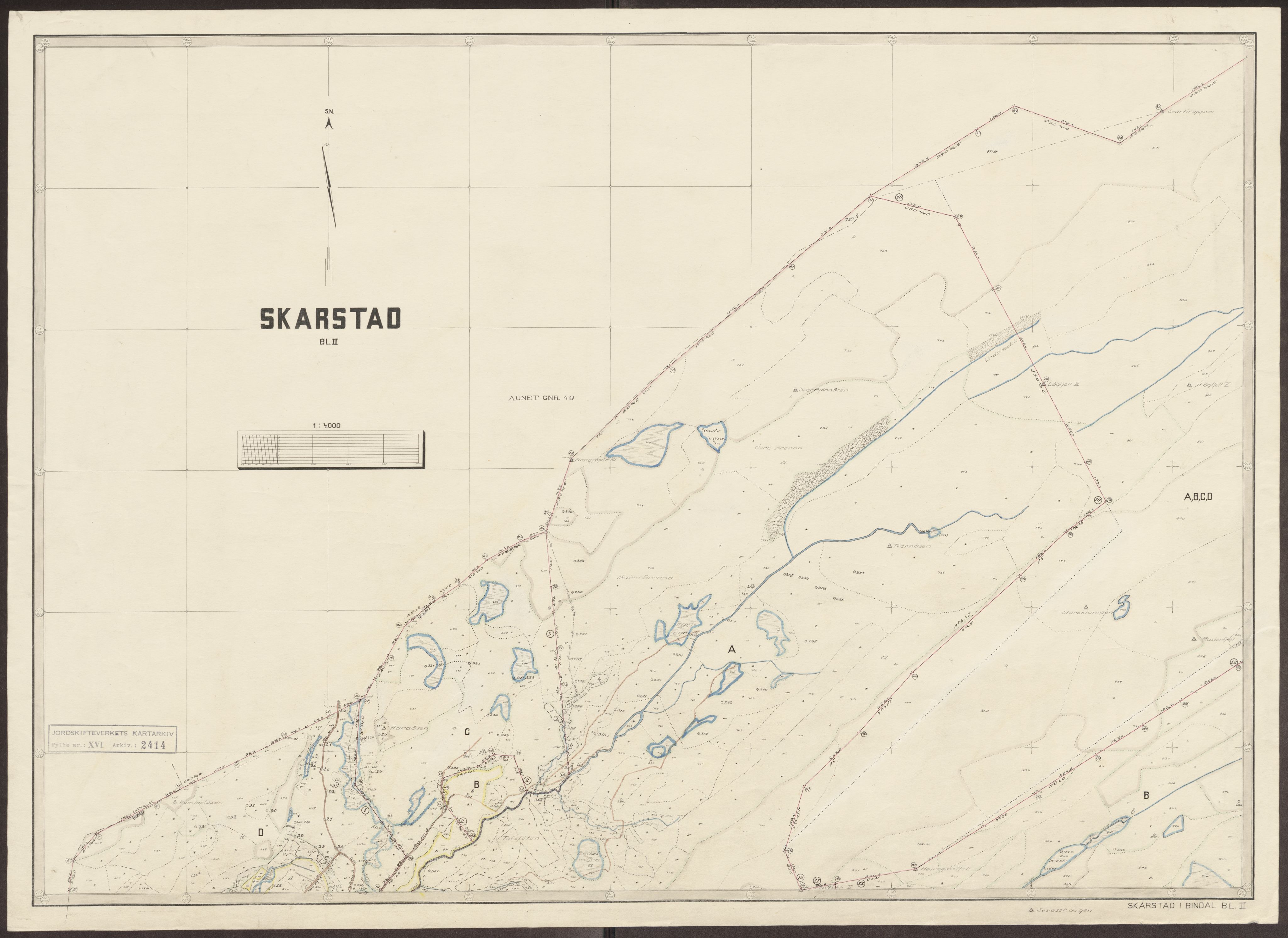 Jordskifteverkets kartarkiv, RA/S-3929/T, 1859-1988, p. 3024