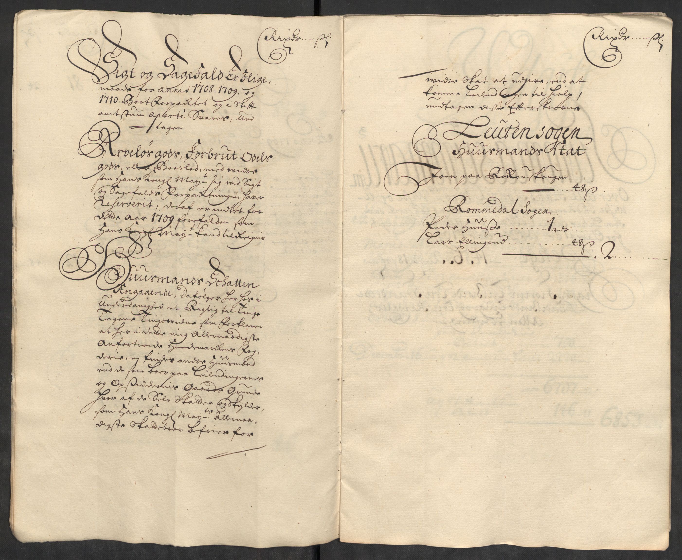 Rentekammeret inntil 1814, Reviderte regnskaper, Fogderegnskap, RA/EA-4092/R16/L1045: Fogderegnskap Hedmark, 1709, p. 8