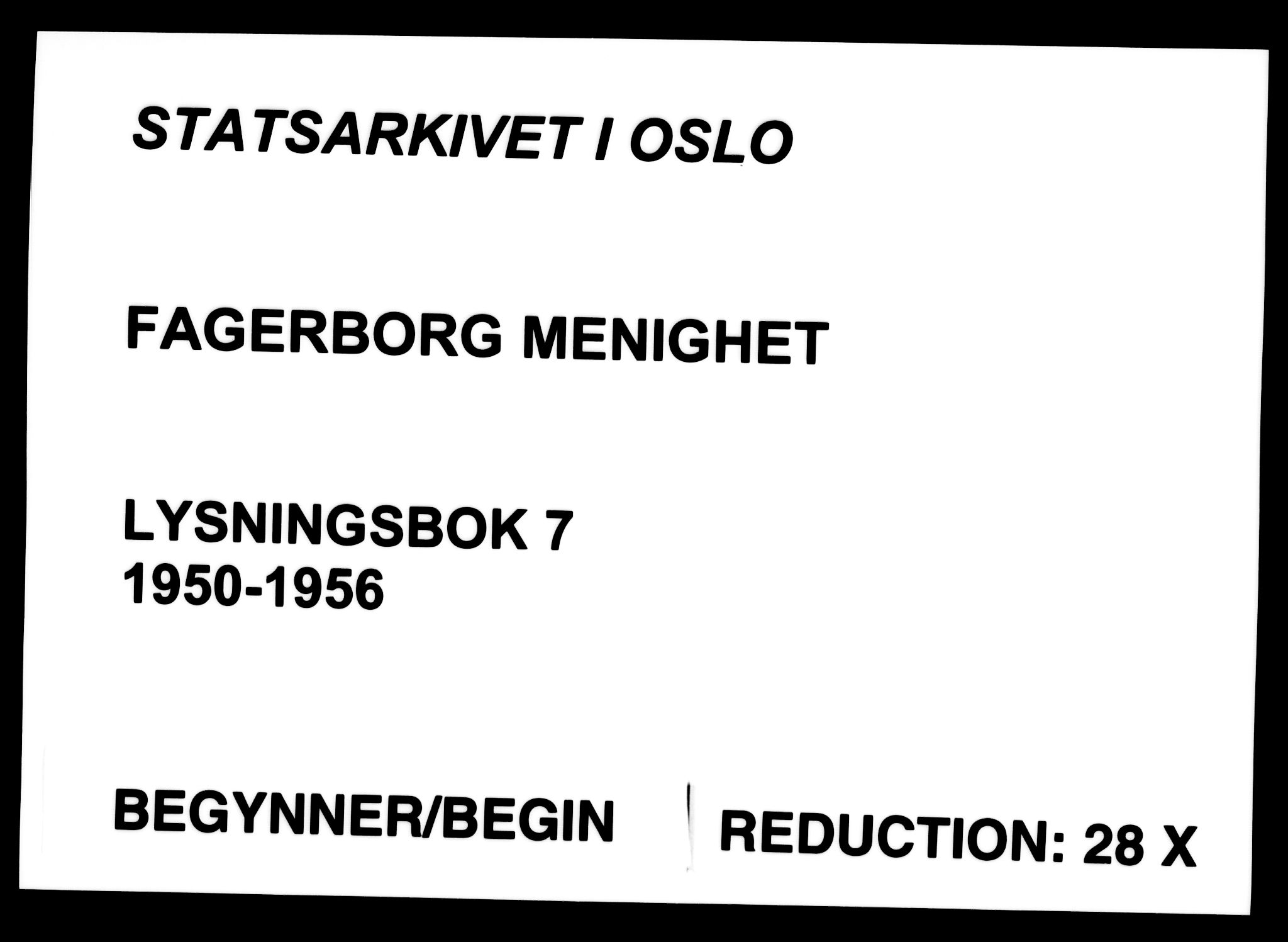 Fagerborg prestekontor Kirkebøker, SAO/A-10844/H/Ha/L0007: Banns register no. 7, 1950-1956
