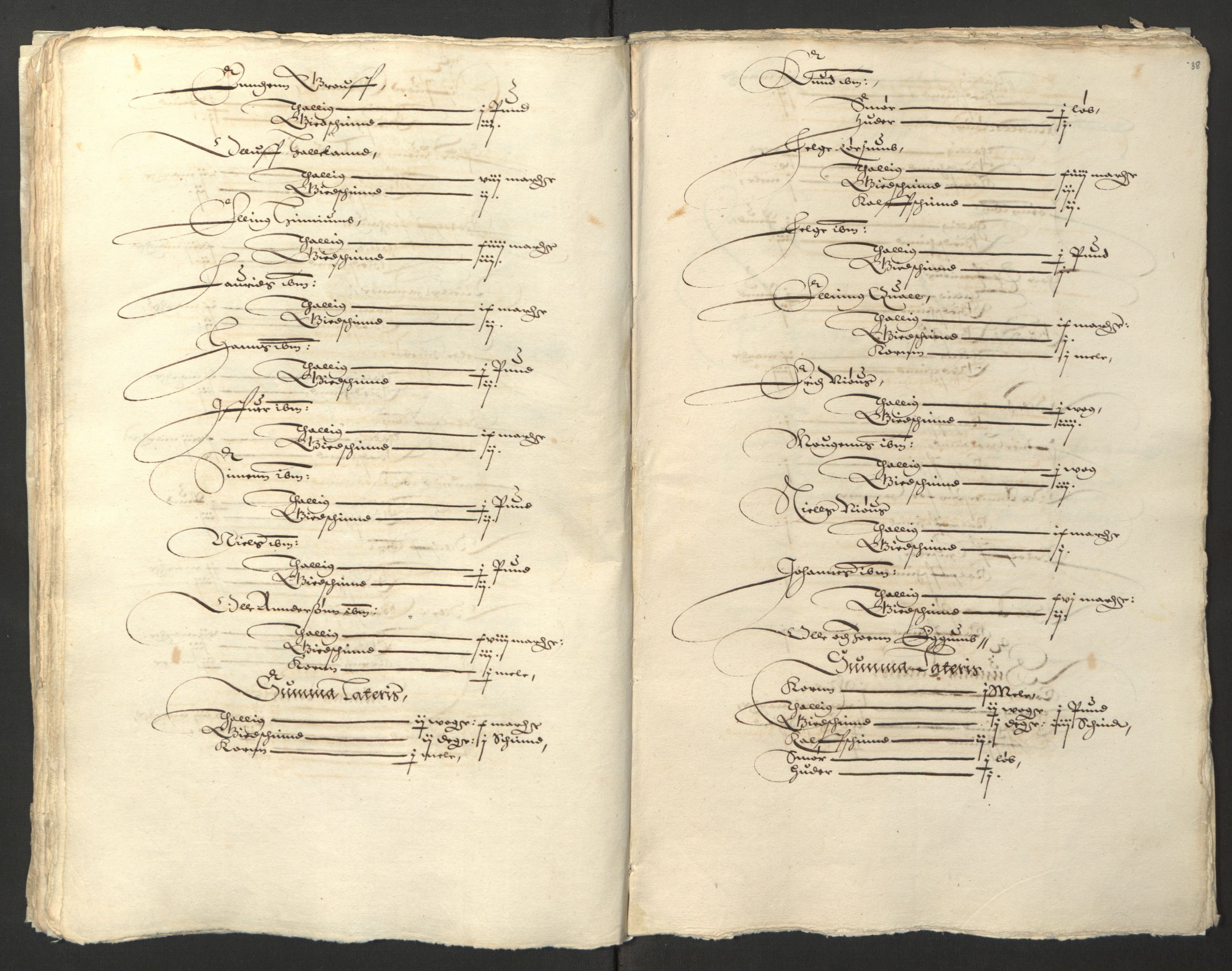 Stattholderembetet 1572-1771, RA/EA-2870/Ek/L0003/0001: Jordebøker til utlikning av garnisonsskatt 1624-1626: / Jordebøker for Bergenhus len, 1624-1625, p. 154