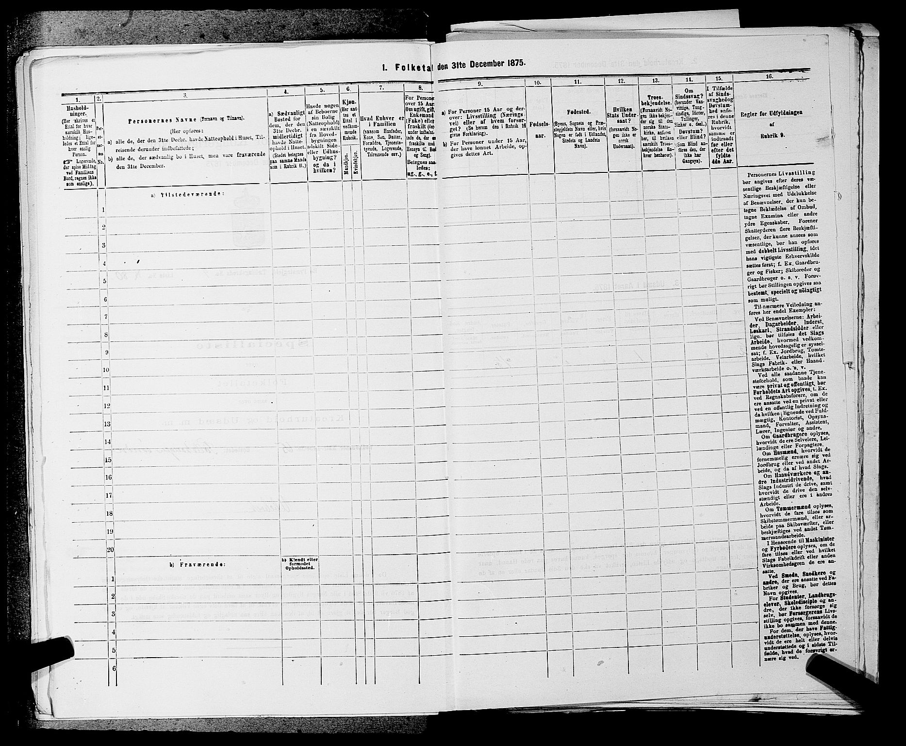 SAKO, 1875 census for 0821P Bø, 1875, p. 587