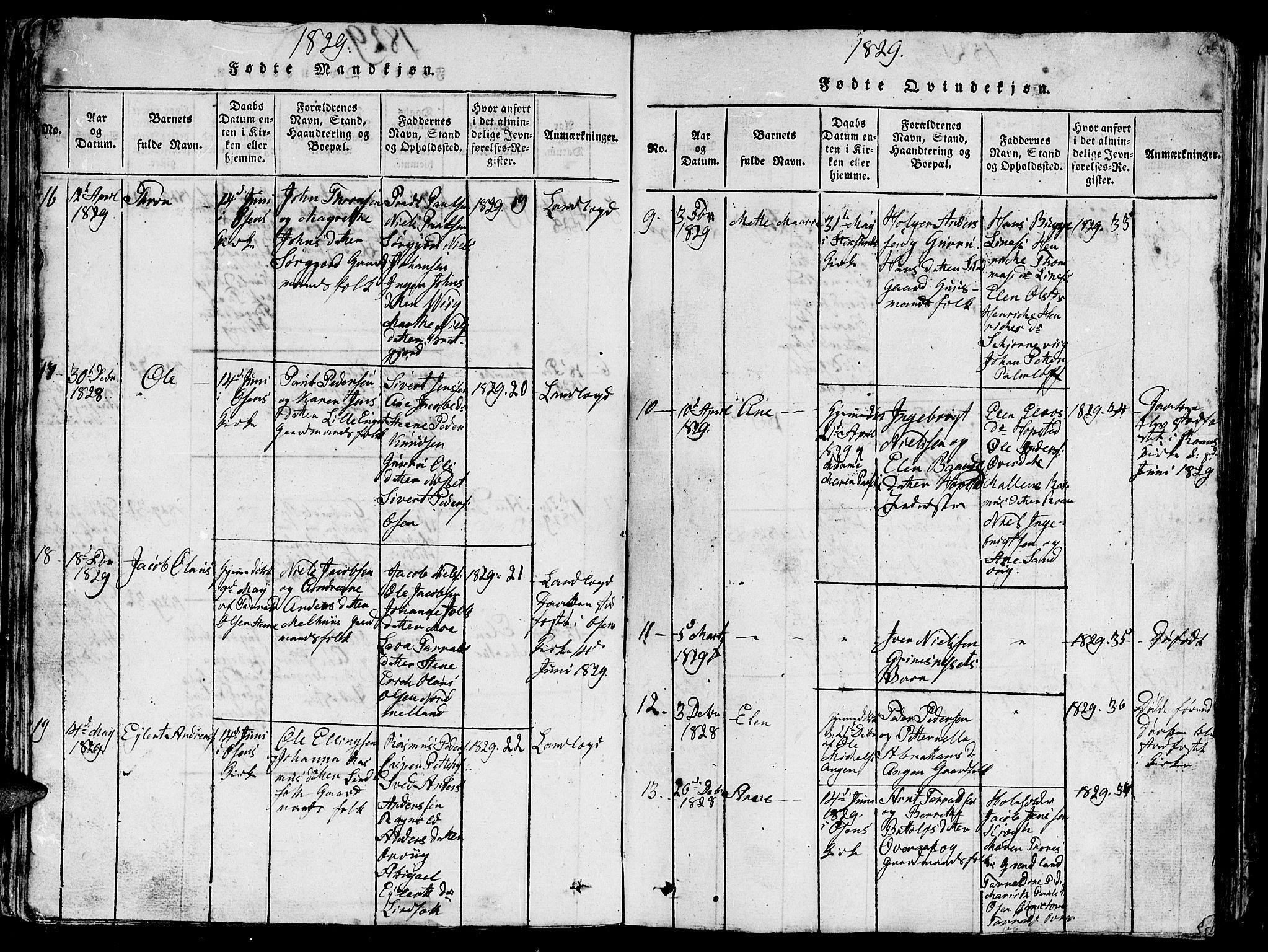 Ministerialprotokoller, klokkerbøker og fødselsregistre - Sør-Trøndelag, AV/SAT-A-1456/657/L0714: Parish register (copy) no. 657C01, 1818-1868, p. 68