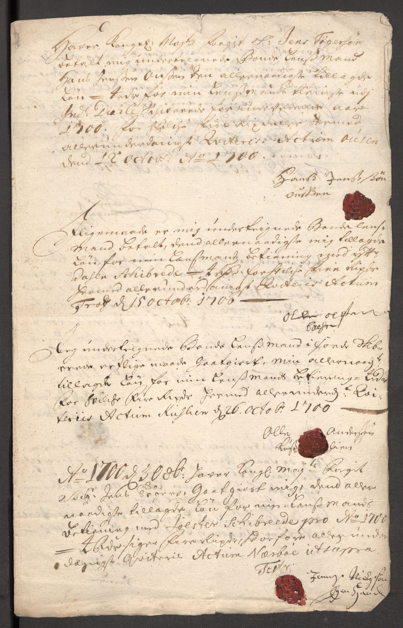 Rentekammeret inntil 1814, Reviderte regnskaper, Fogderegnskap, RA/EA-4092/R53/L3425: Fogderegnskap Sunn- og Nordfjord, 1700-1701, p. 222