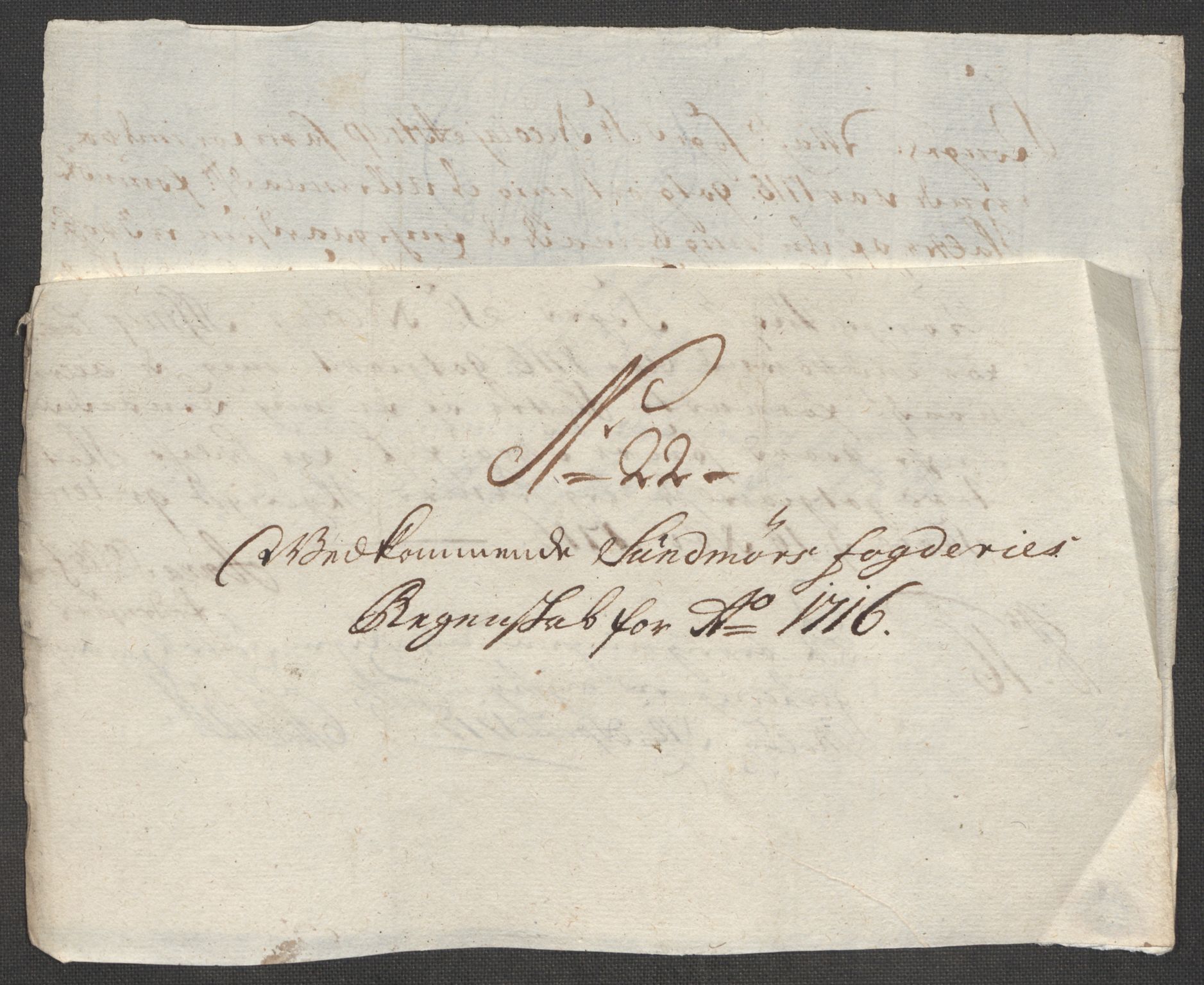 Rentekammeret inntil 1814, Reviderte regnskaper, Fogderegnskap, AV/RA-EA-4092/R54/L3568: Fogderegnskap Sunnmøre, 1716, p. 126