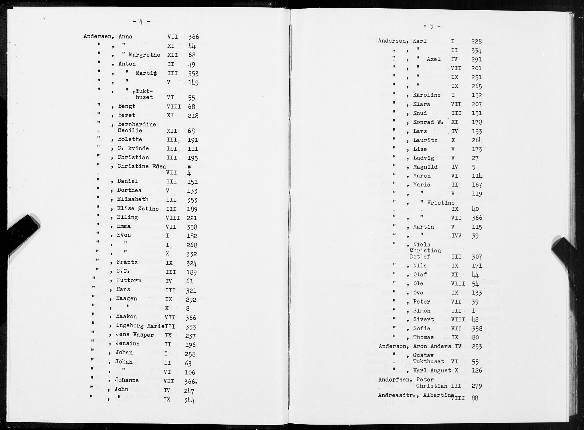 SAT, 1875 census for 1601 Trondheim, 1875, p. 4-5