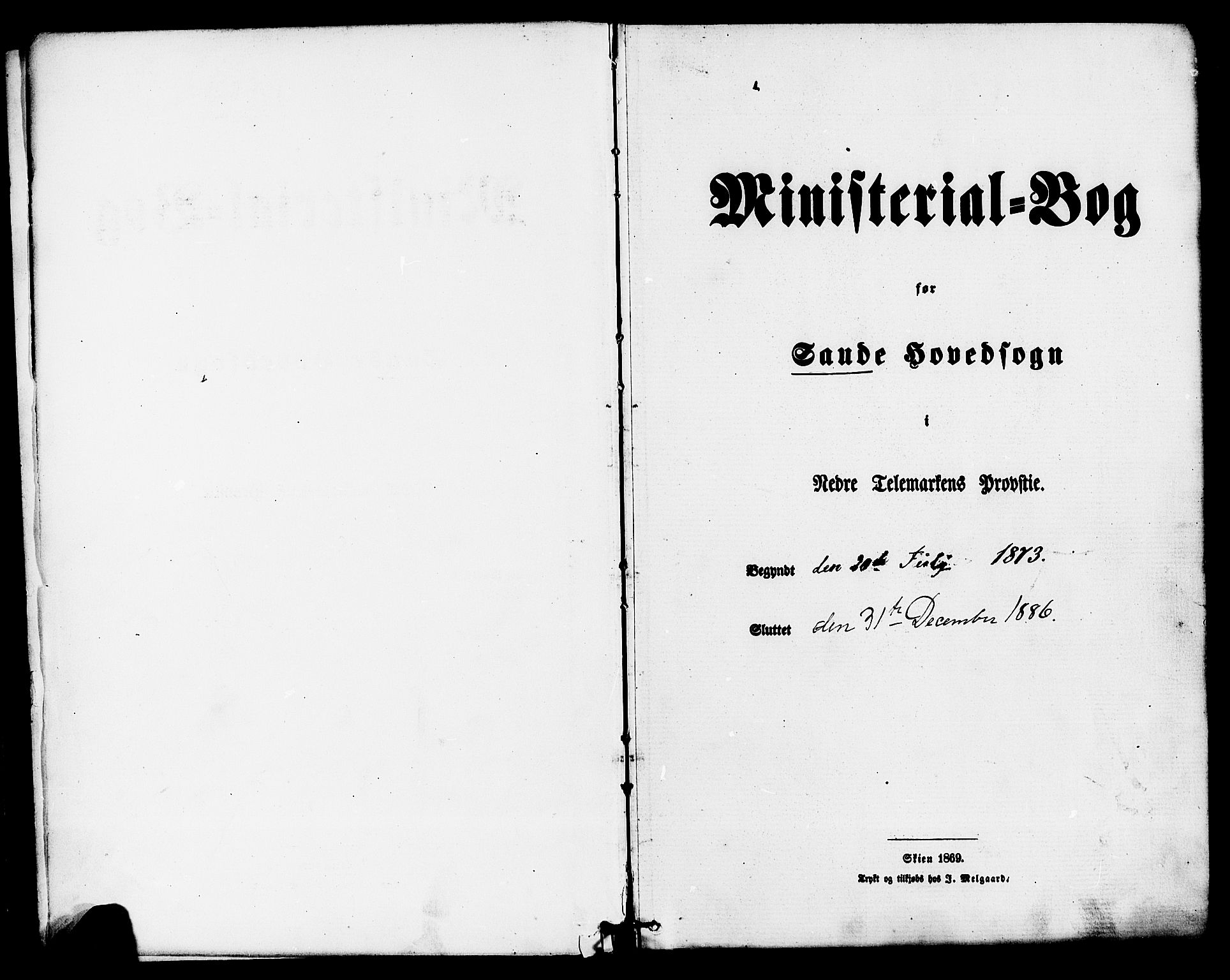 Sauherad kirkebøker, SAKO/A-298/F/Fa/L0008: Parish register (official) no. I 8, 1873-1886