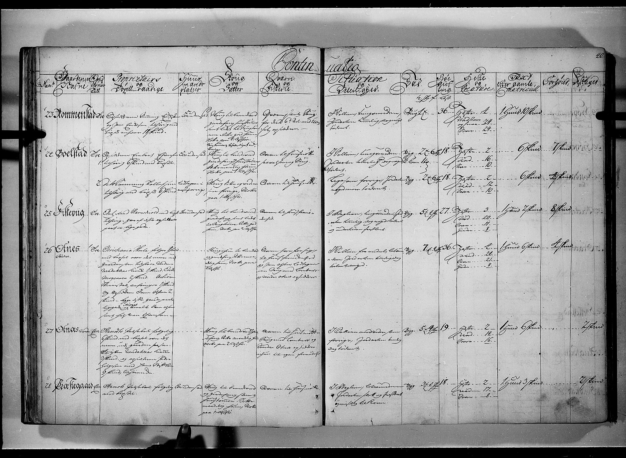 Rentekammeret inntil 1814, Realistisk ordnet avdeling, AV/RA-EA-4070/N/Nb/Nbf/L0101: Solør, Østerdalen og Odal eksaminasjonsprotokoll, 1723, p. 39b-40a