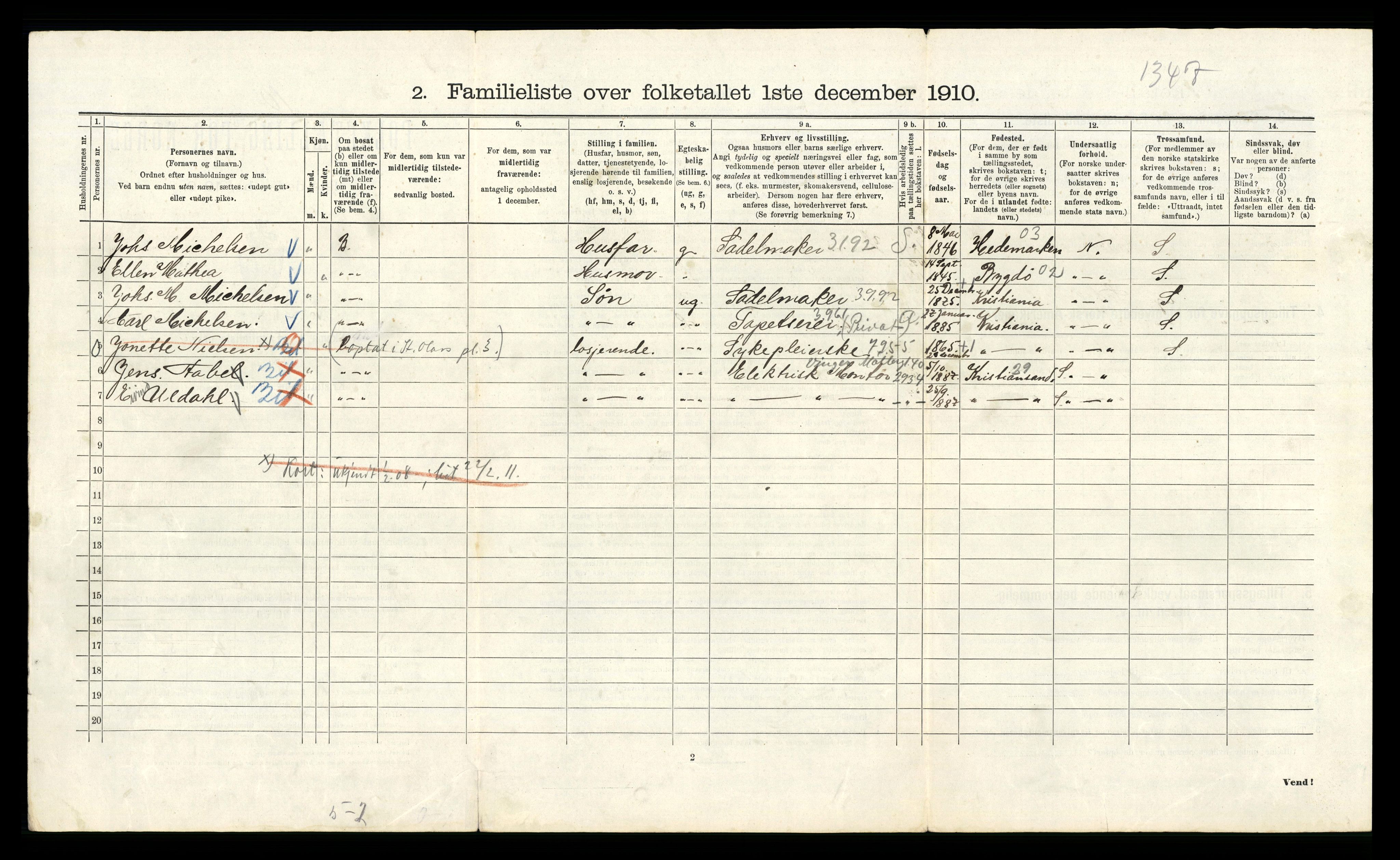 RA, 1910 census for Kristiania, 1910, p. 111092