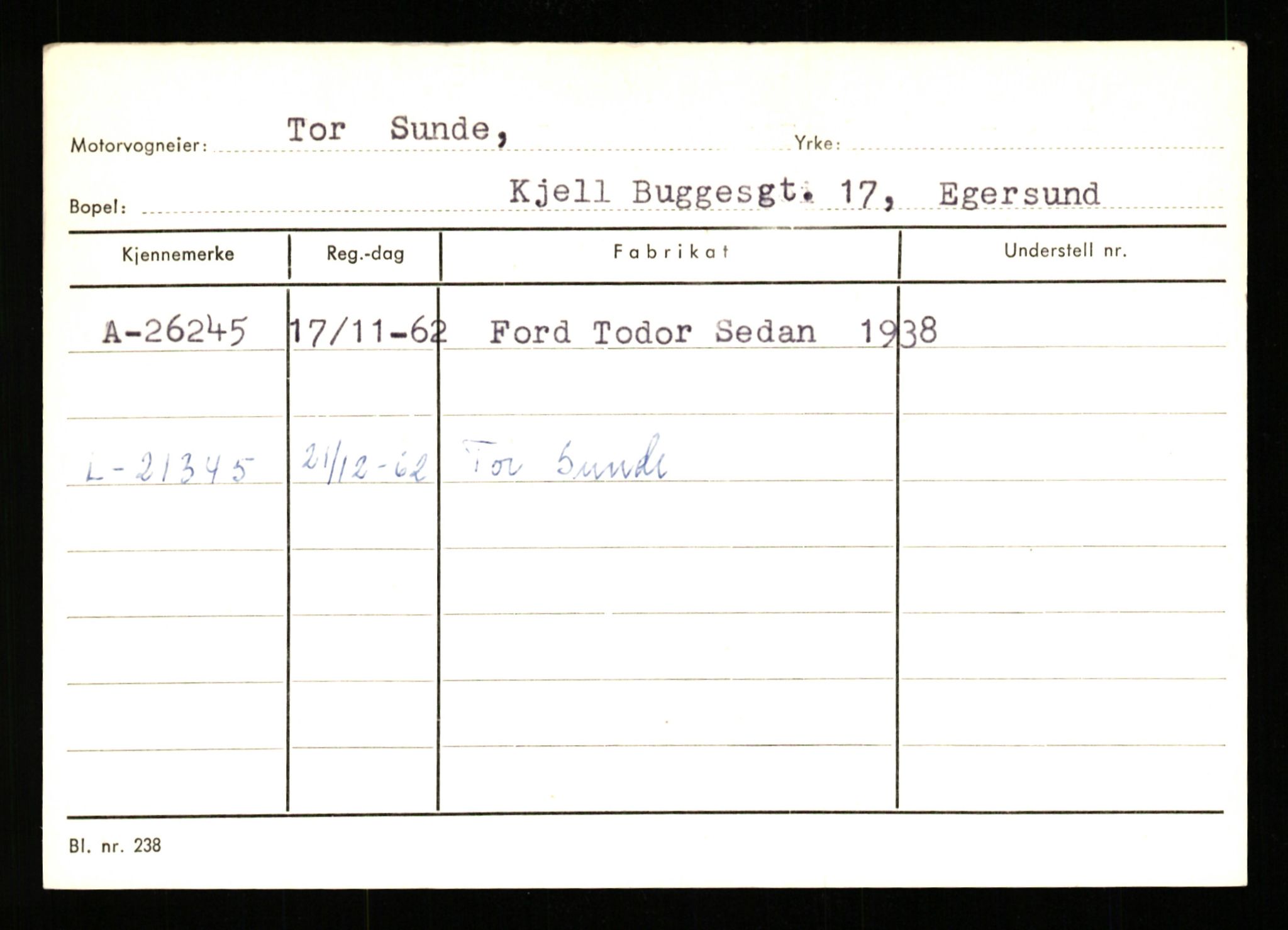 Stavanger trafikkstasjon, AV/SAST-A-101942/0/G/L0005: Registreringsnummer: 23000 - 34245, 1930-1971, p. 1101