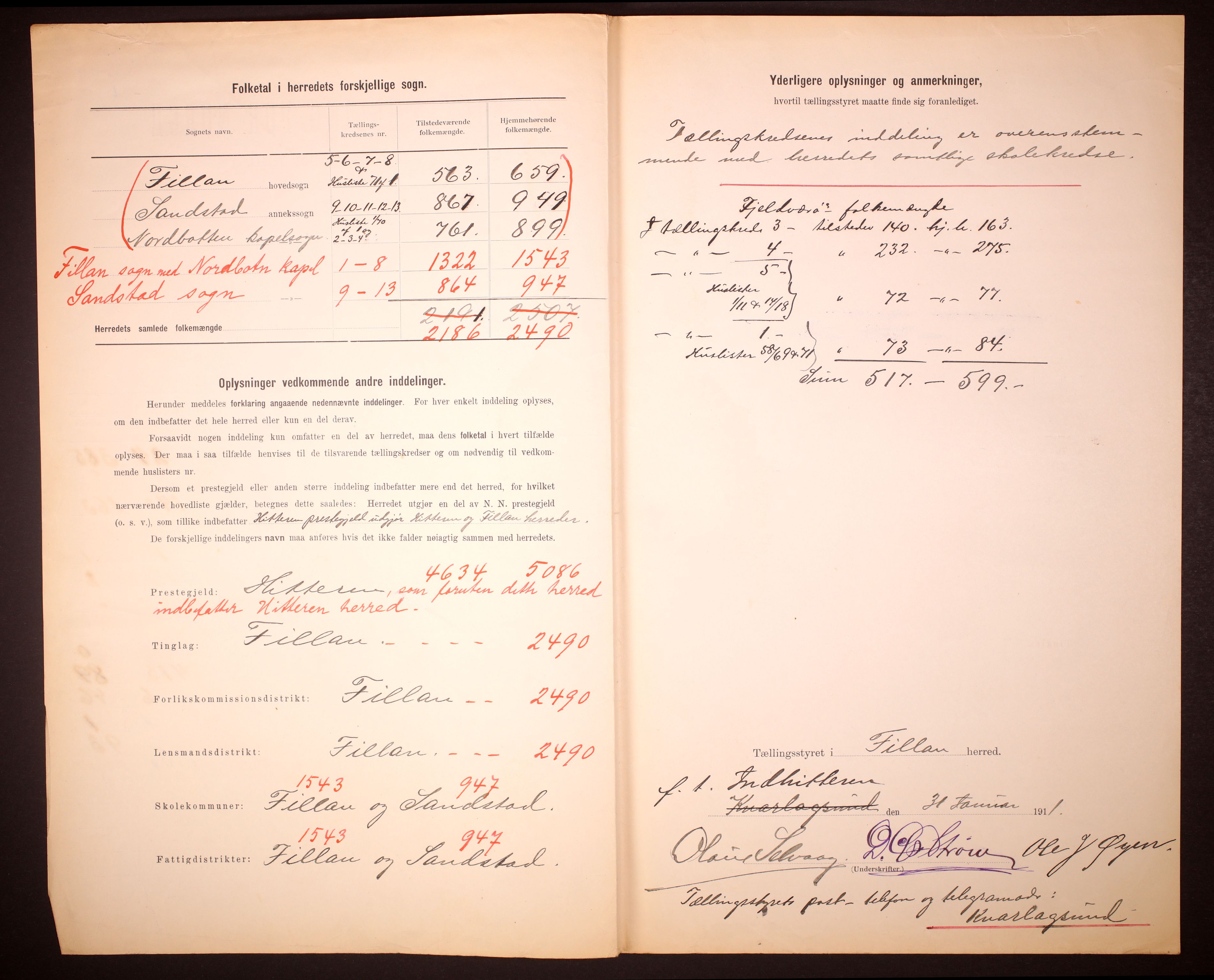 RA, 1910 census for Fillan, 1910, p. 3