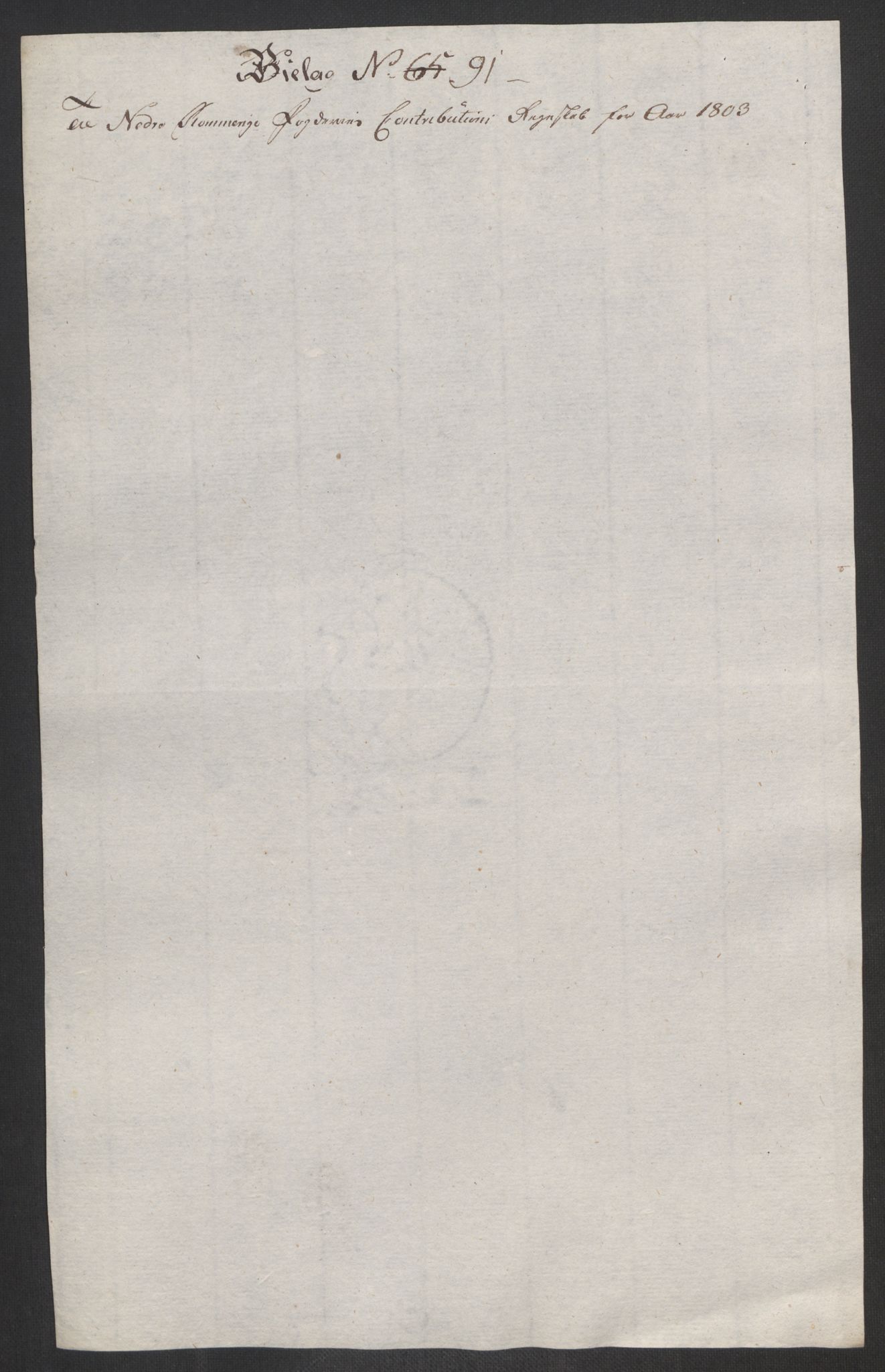 Rentekammeret inntil 1814, Reviderte regnskaper, Fogderegnskap, RA/EA-4092/R11/L0679: Fogderegnskap Nedre Romerike, 1803, p. 251